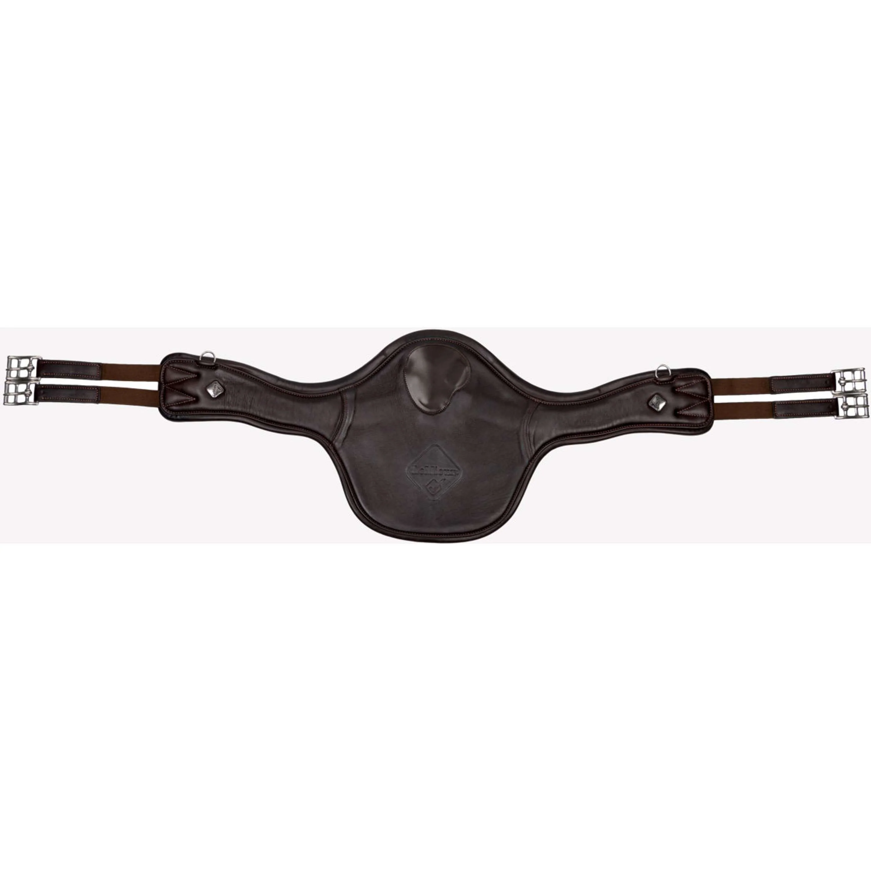 LeMieux Sangle d'Obstacle Magnet Anatomiquement long Marron