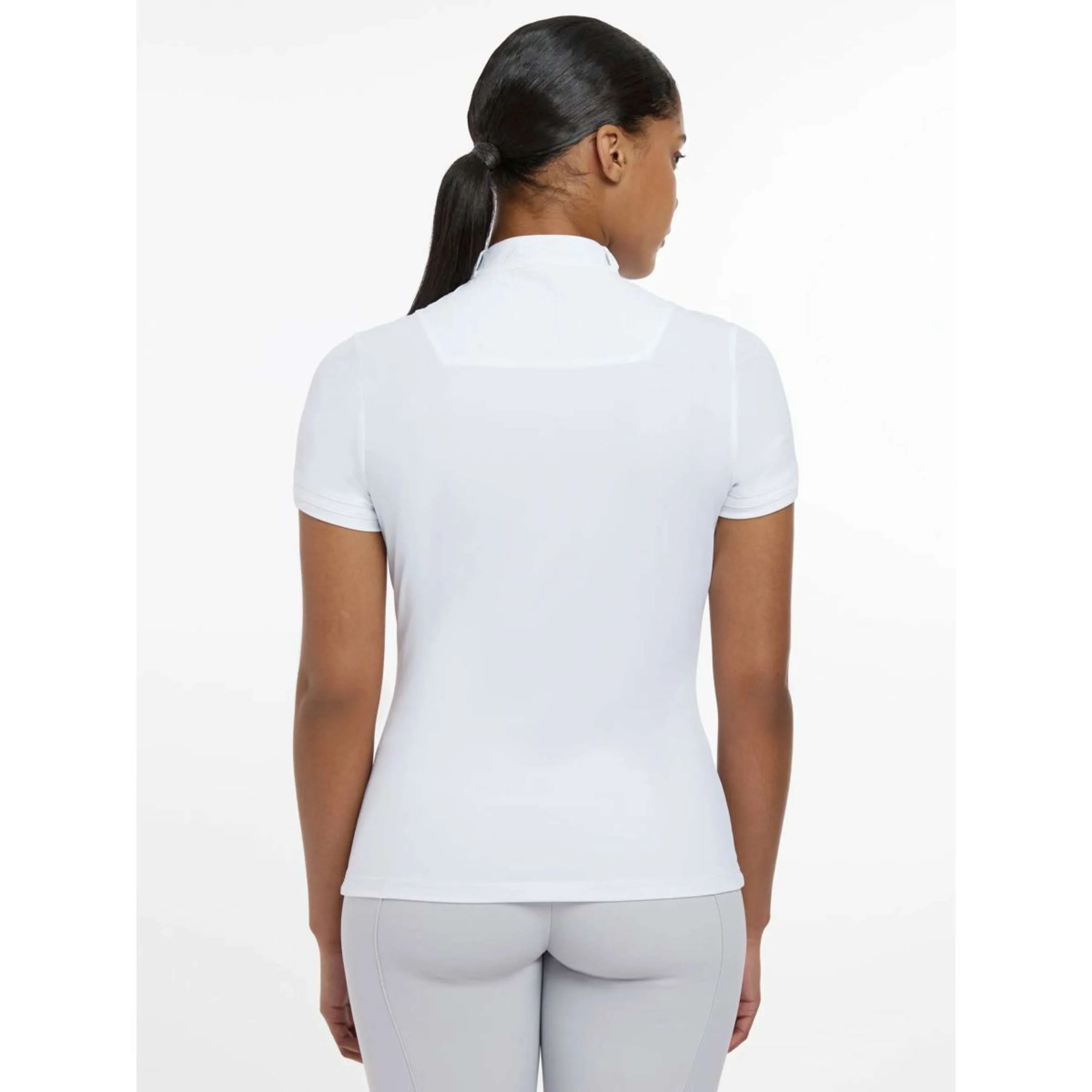 LeMieux T-shirt de Concours Sophia Manches Courtes Blanc - Image 3