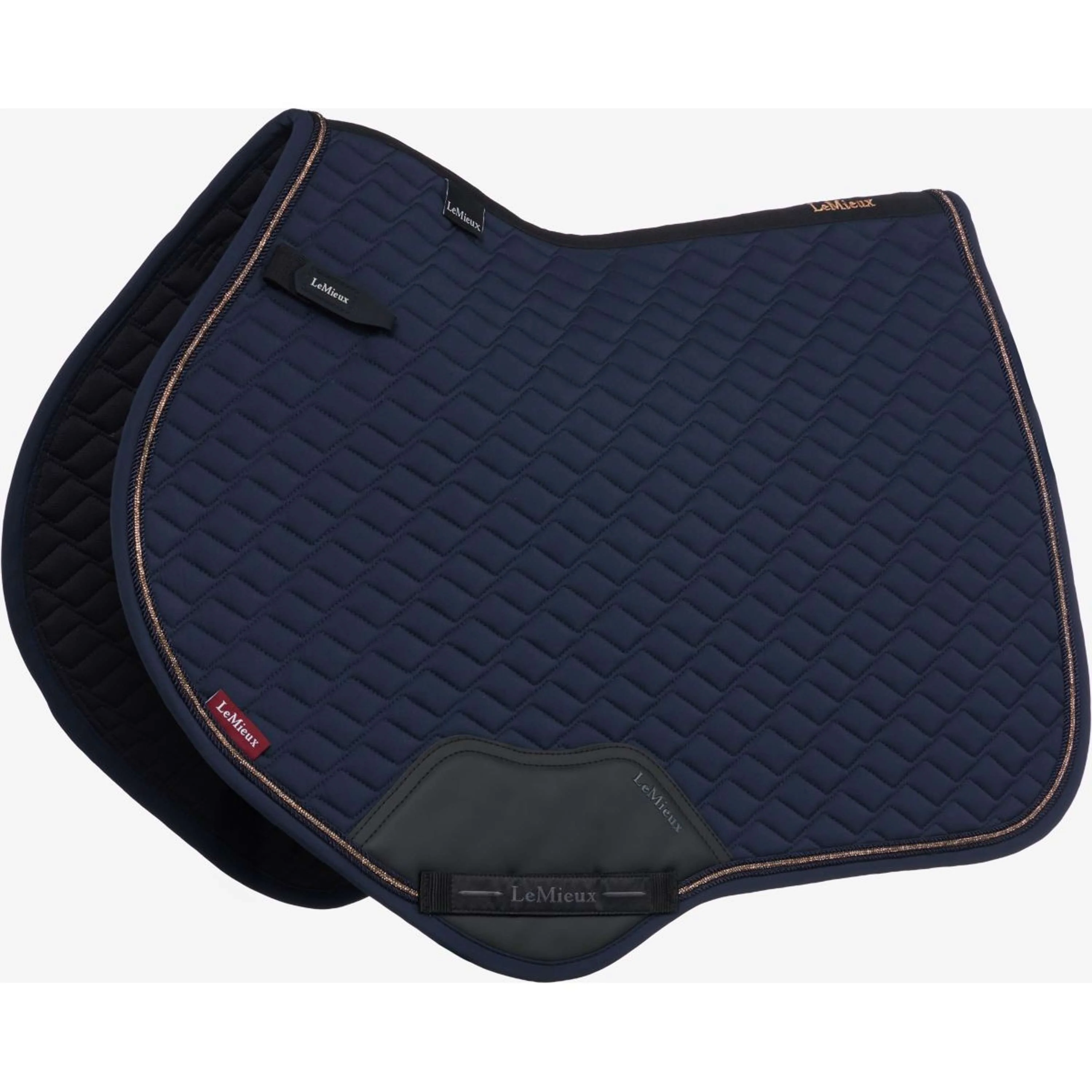 LeMieux Tapis de Selle Brilliance Close Contact Square de Saut Marin