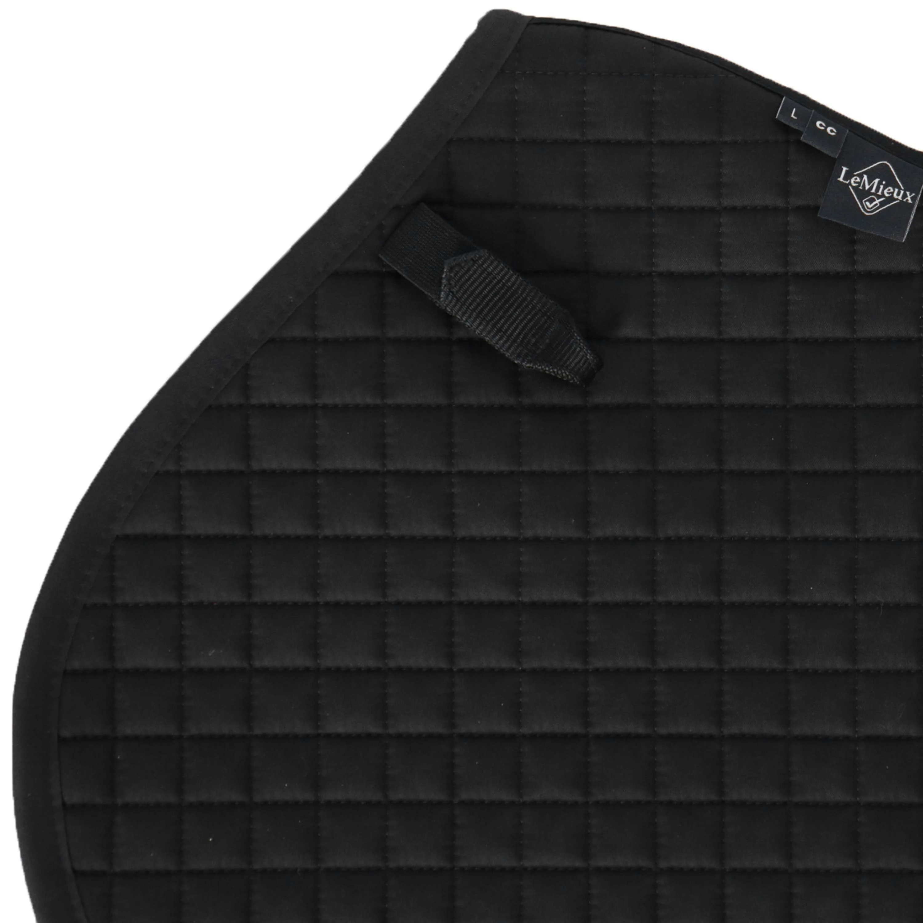 LeMieux Tapis de Selle Cotton Square Close Contact Noir - Image 4