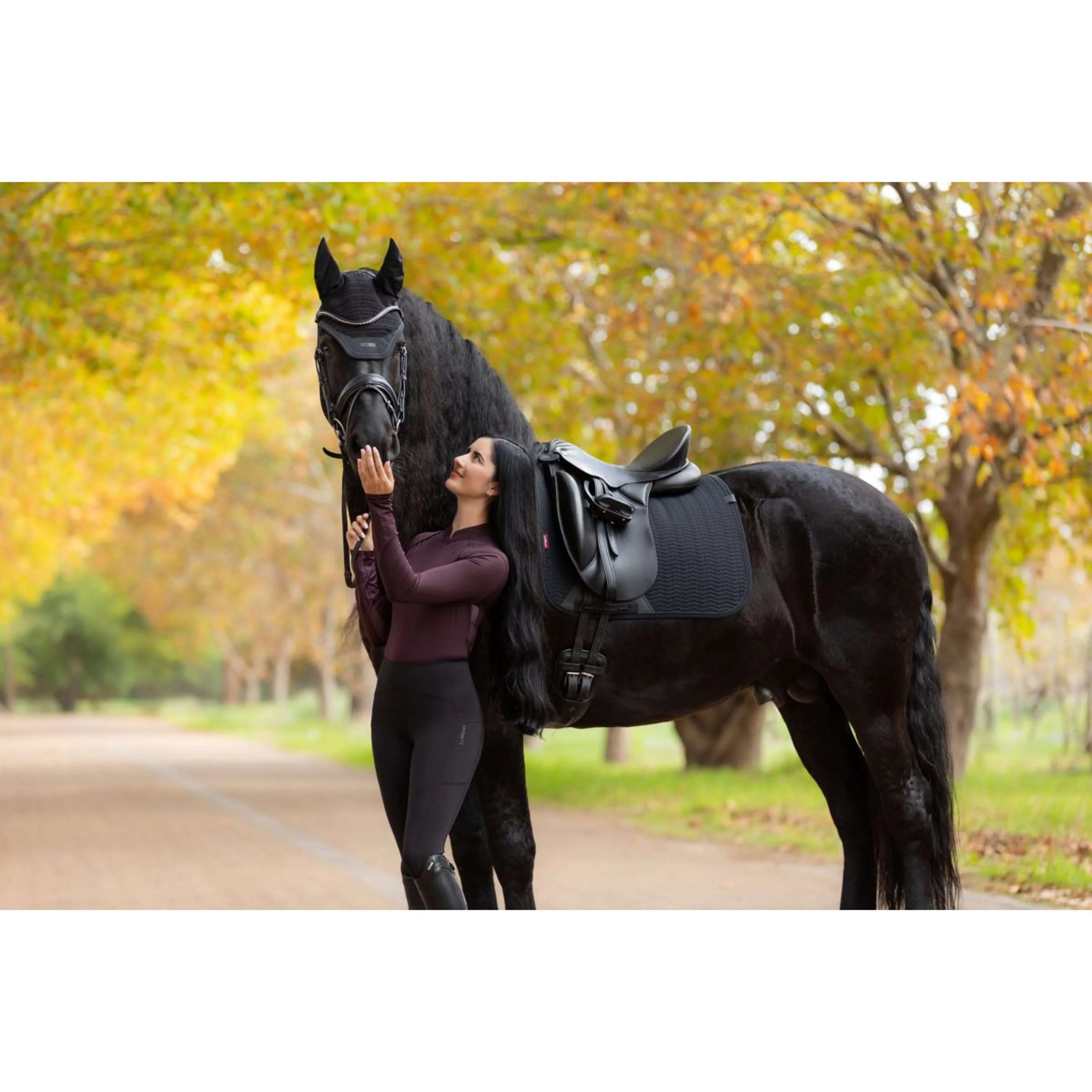 LeMieux Tapis de Selle Essence Dressage Noir - Image 8