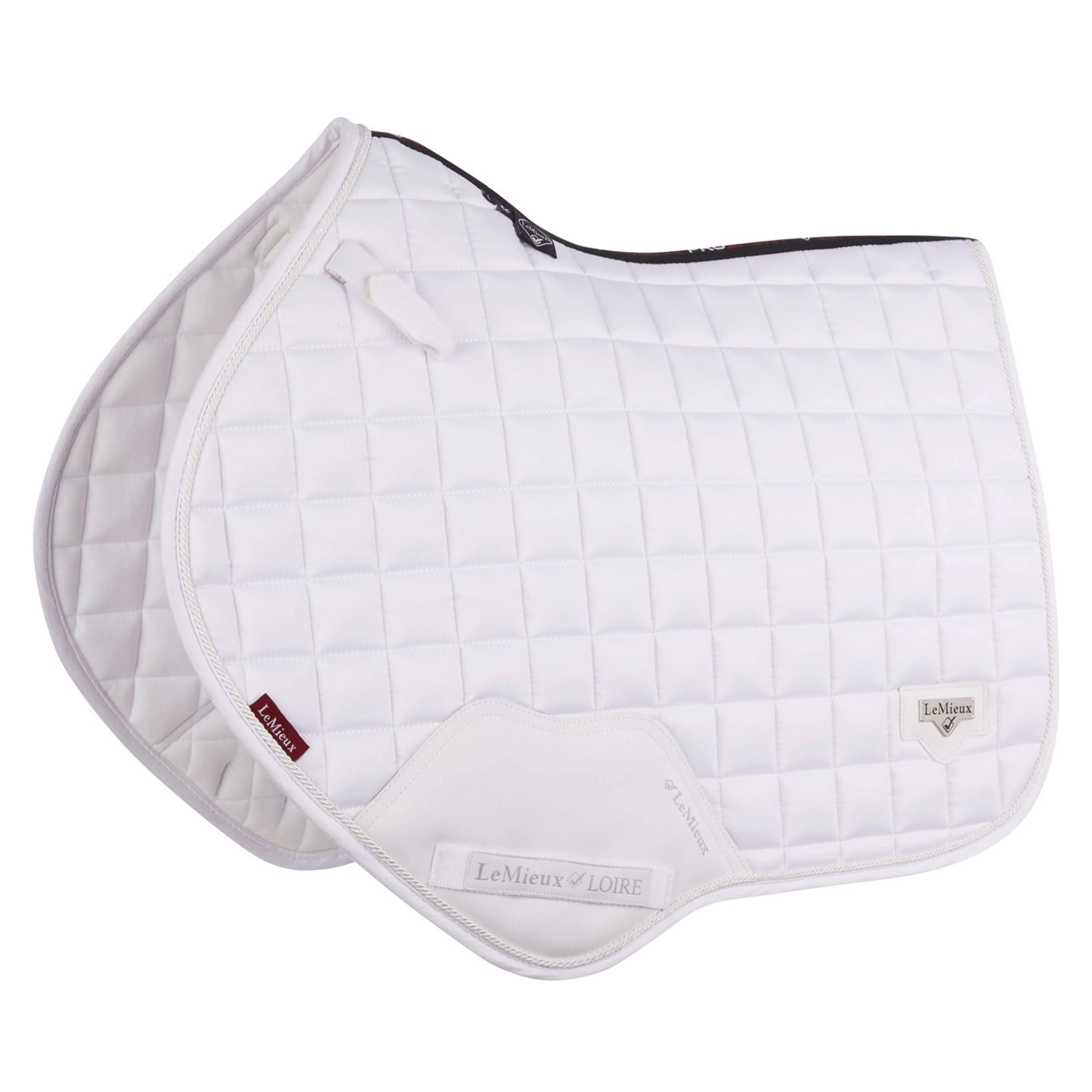 LeMieux Tapis de Selle Loire Classic Satin Square CC Blanc