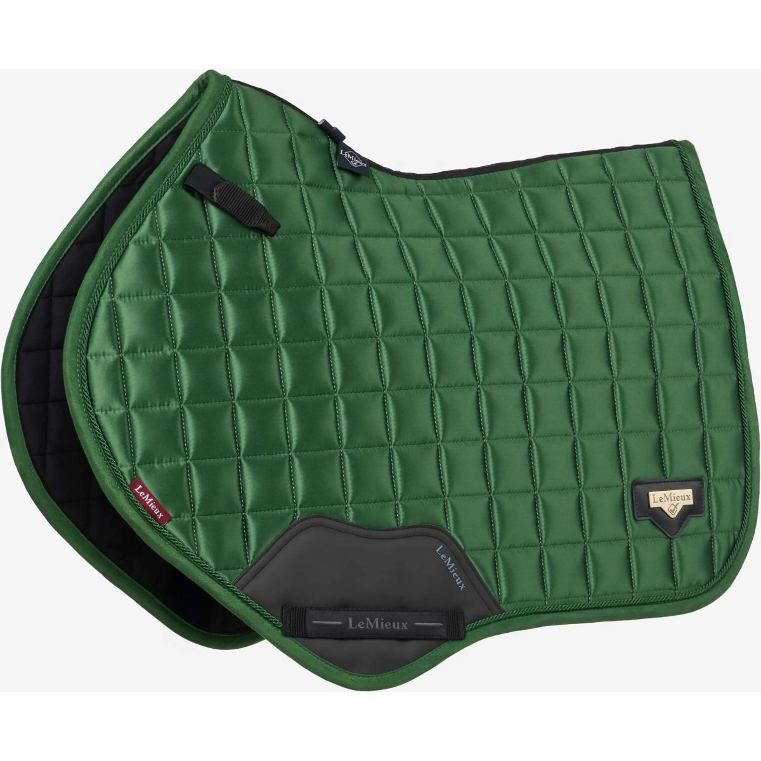 LeMieux Tapis de Selle Loire Classic Square Close Contact Hunter Green