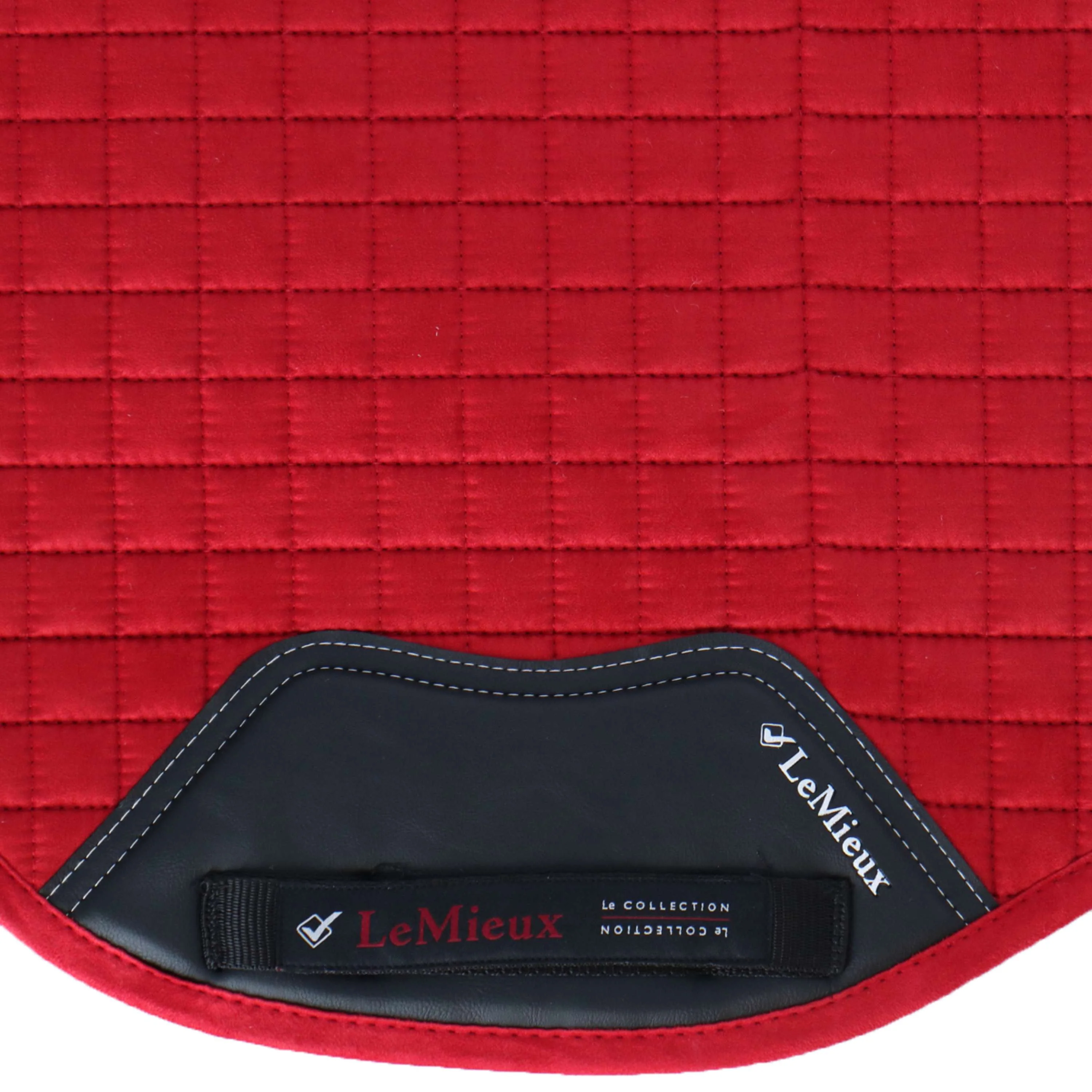 LeMieux Tapis de Selle Luxury Square Polyvalent Chilli Red - Image 6