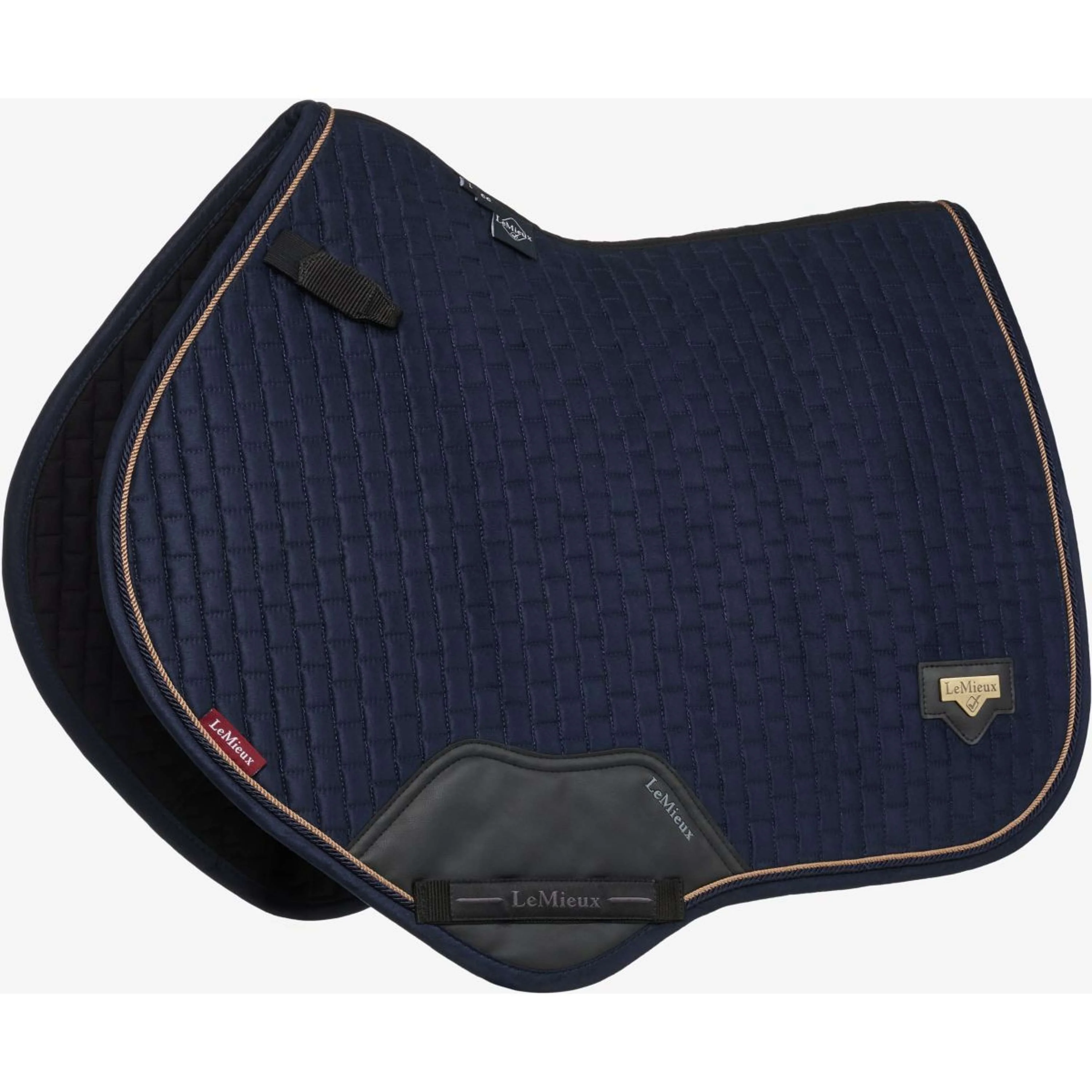 LeMieux Tapis de Selle Puissance Suede Close Contact Marin