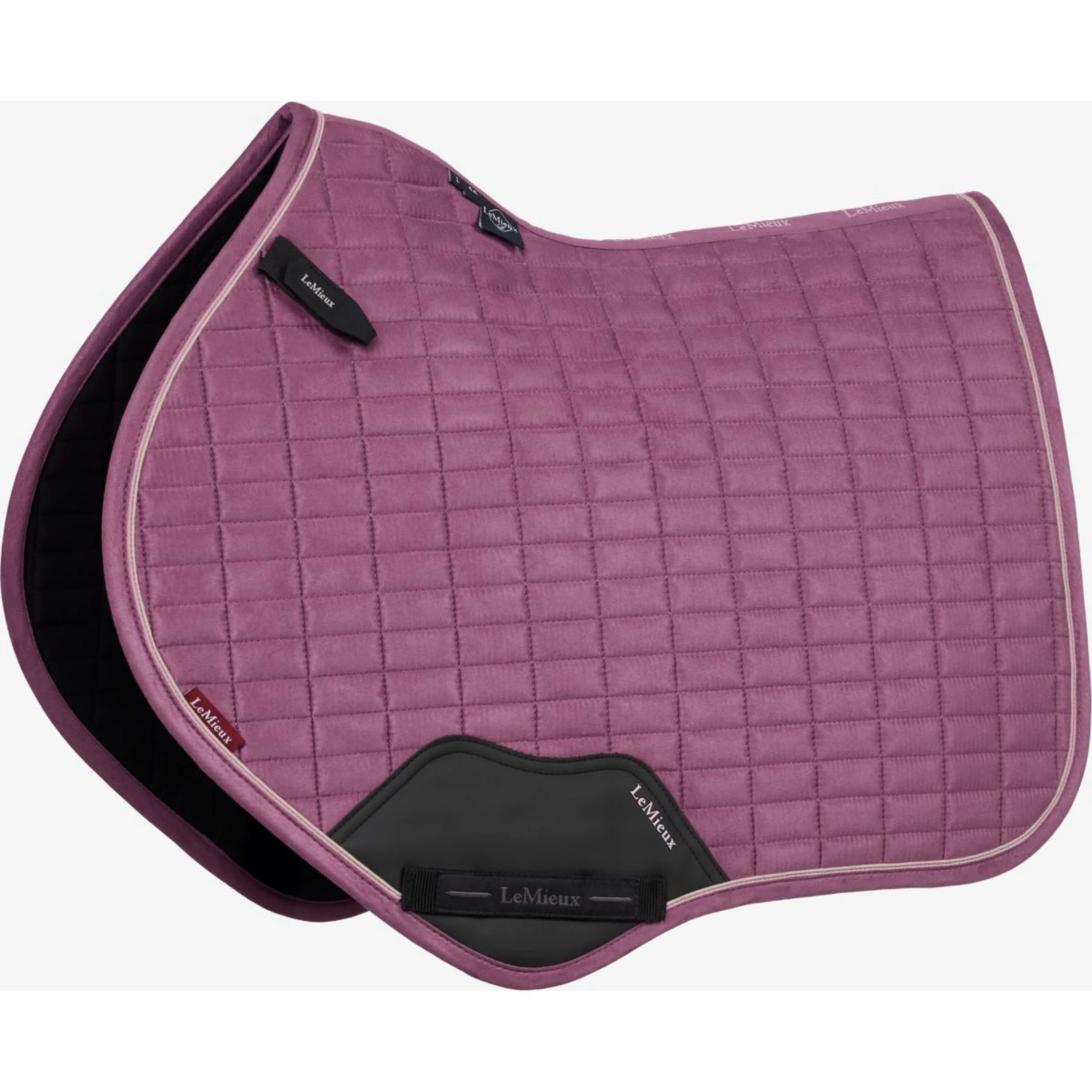 LeMieux Tapis de Selle Suede Close Contact Square de Saut Mallow
