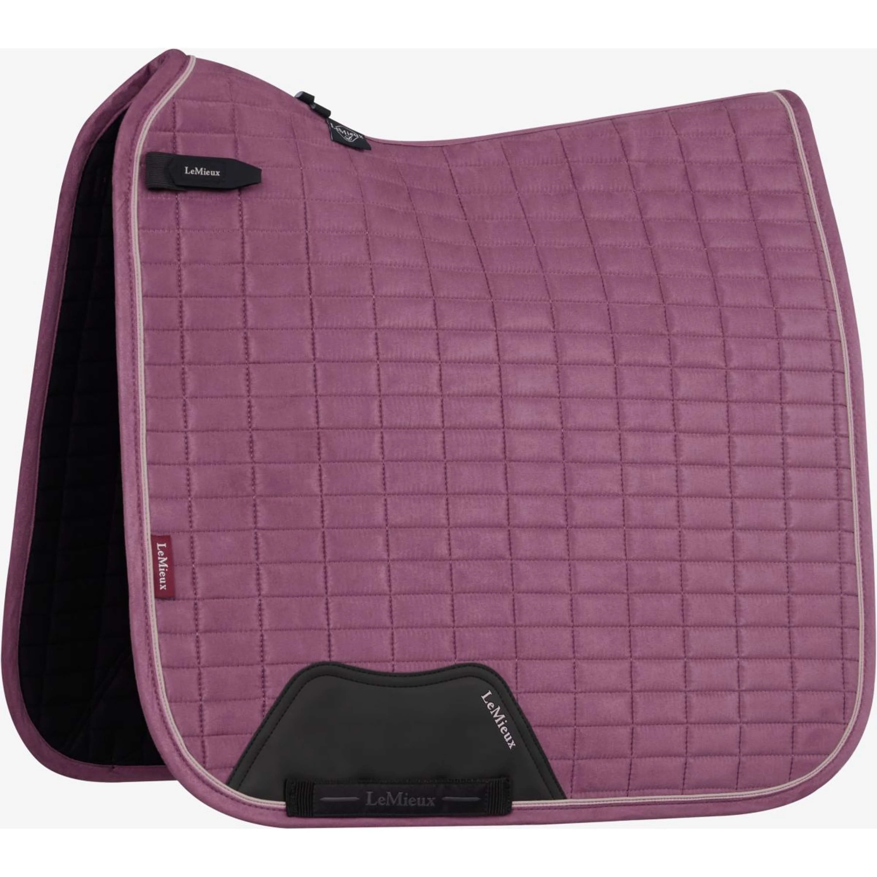 LeMieux Tapis de Selle Suede Square Dressage Mallow