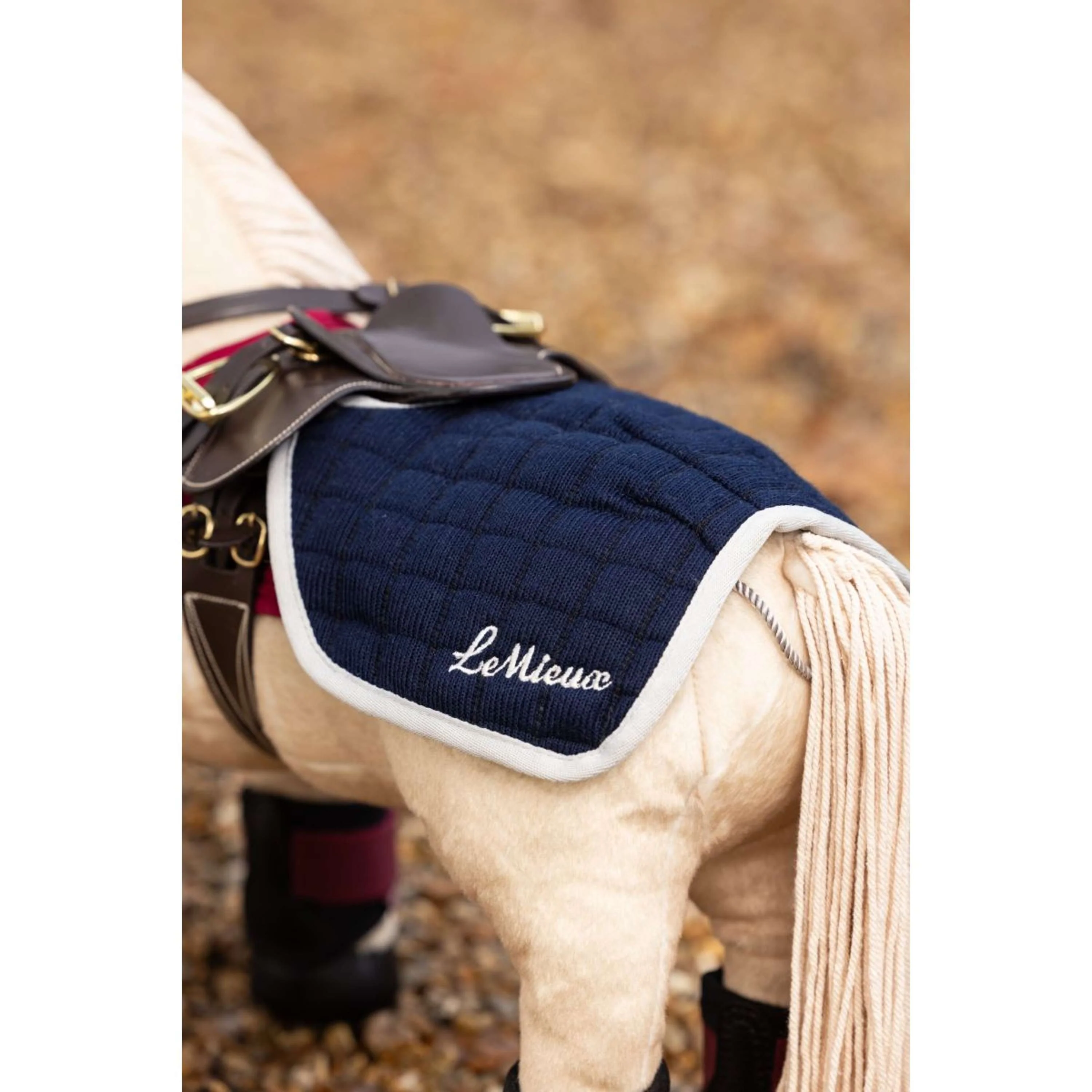 LeMieux Toy Pony Couvre-reins Quarter Marin - Image 2
