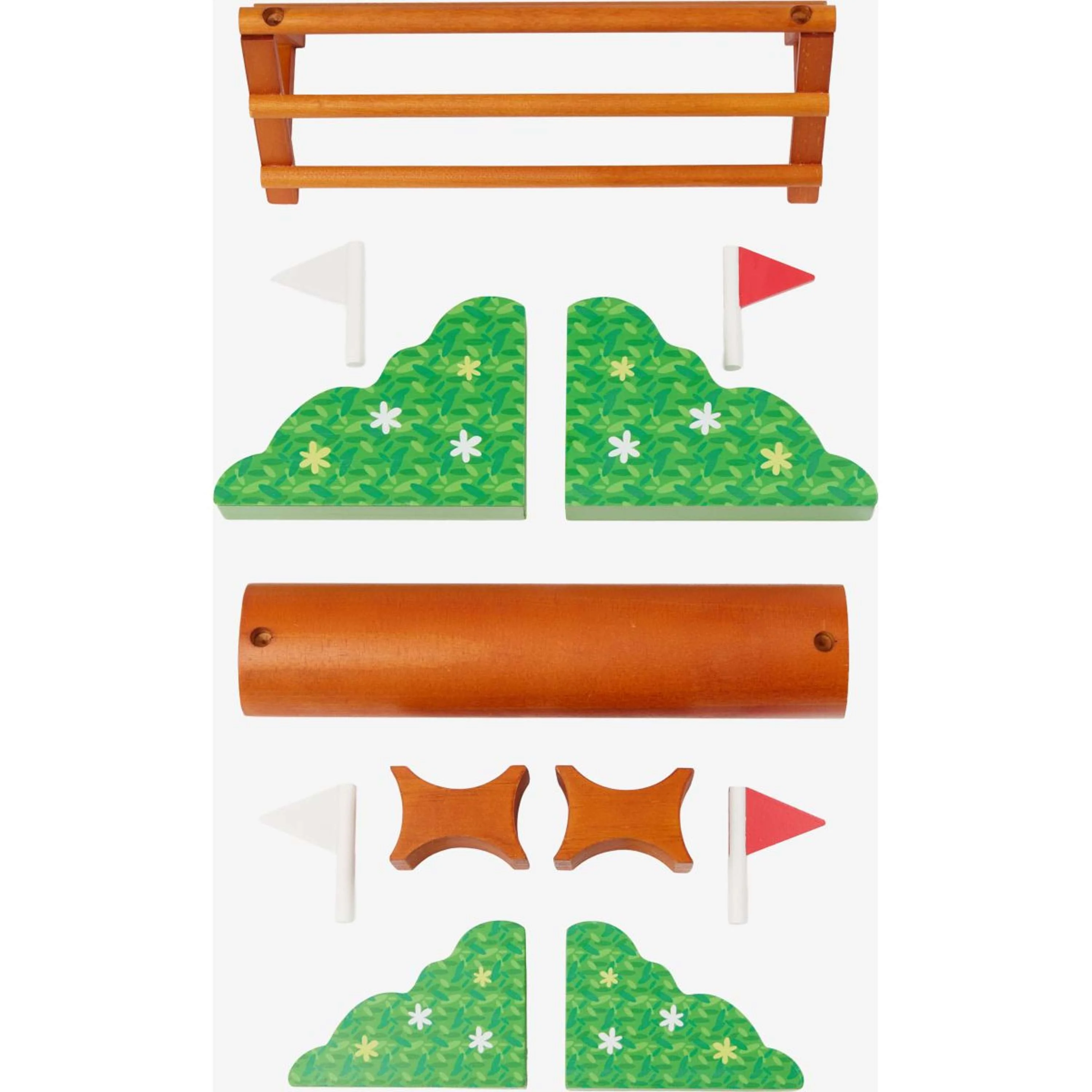 LeMieux Toy Pony XC Jump Set Vert/Marron - Image 3