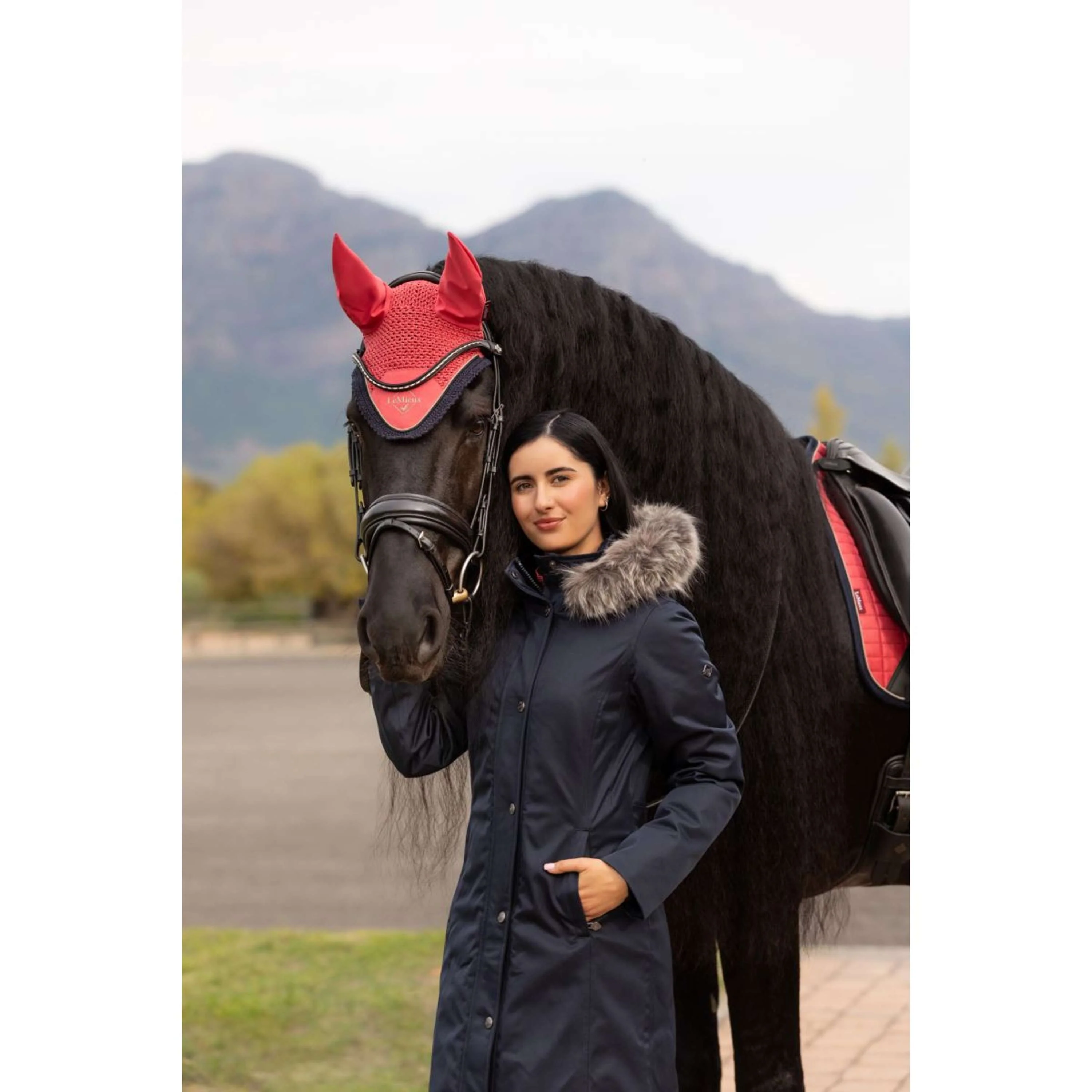 LeMieux Veste Anya Waterproof Long Marin - Image 11