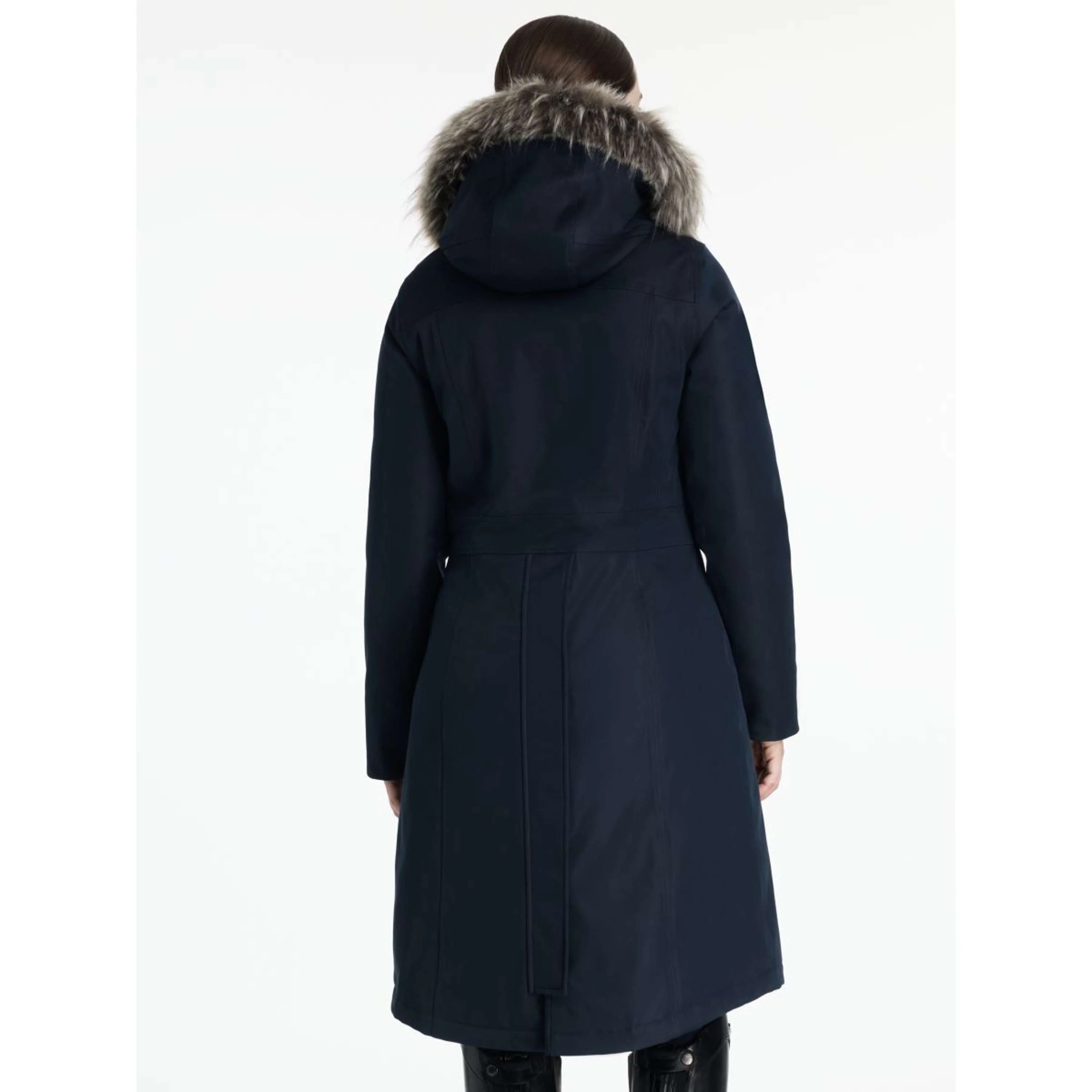 LeMieux Veste Anya Waterproof Long Marin - Image 5