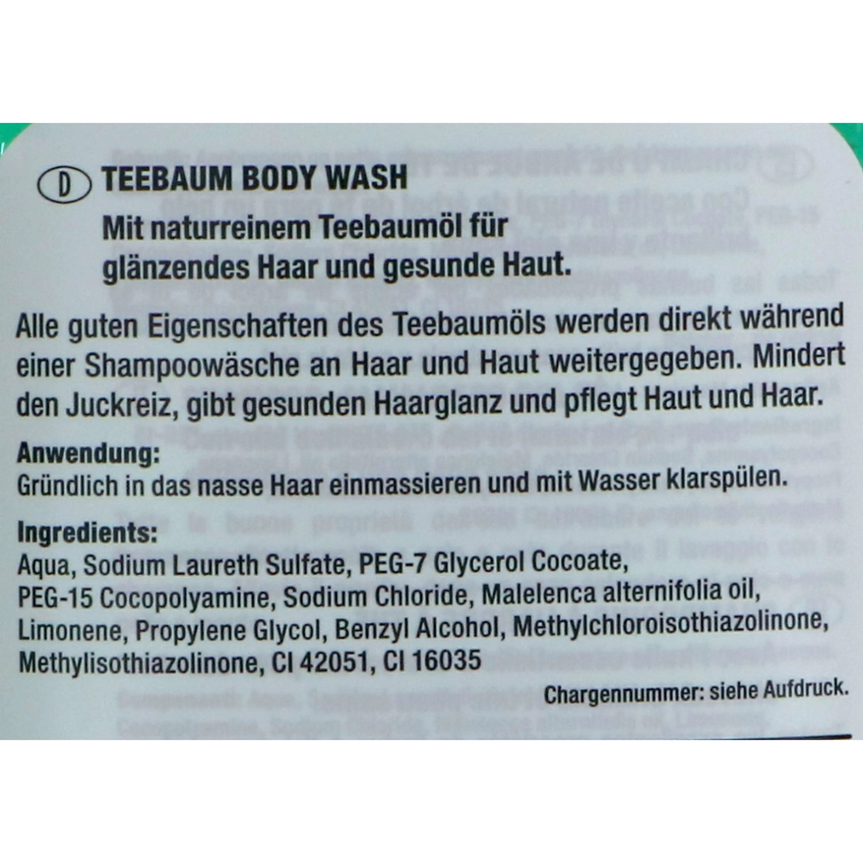 Leovet Shampooing à l'Arbre à Thé - Image 3