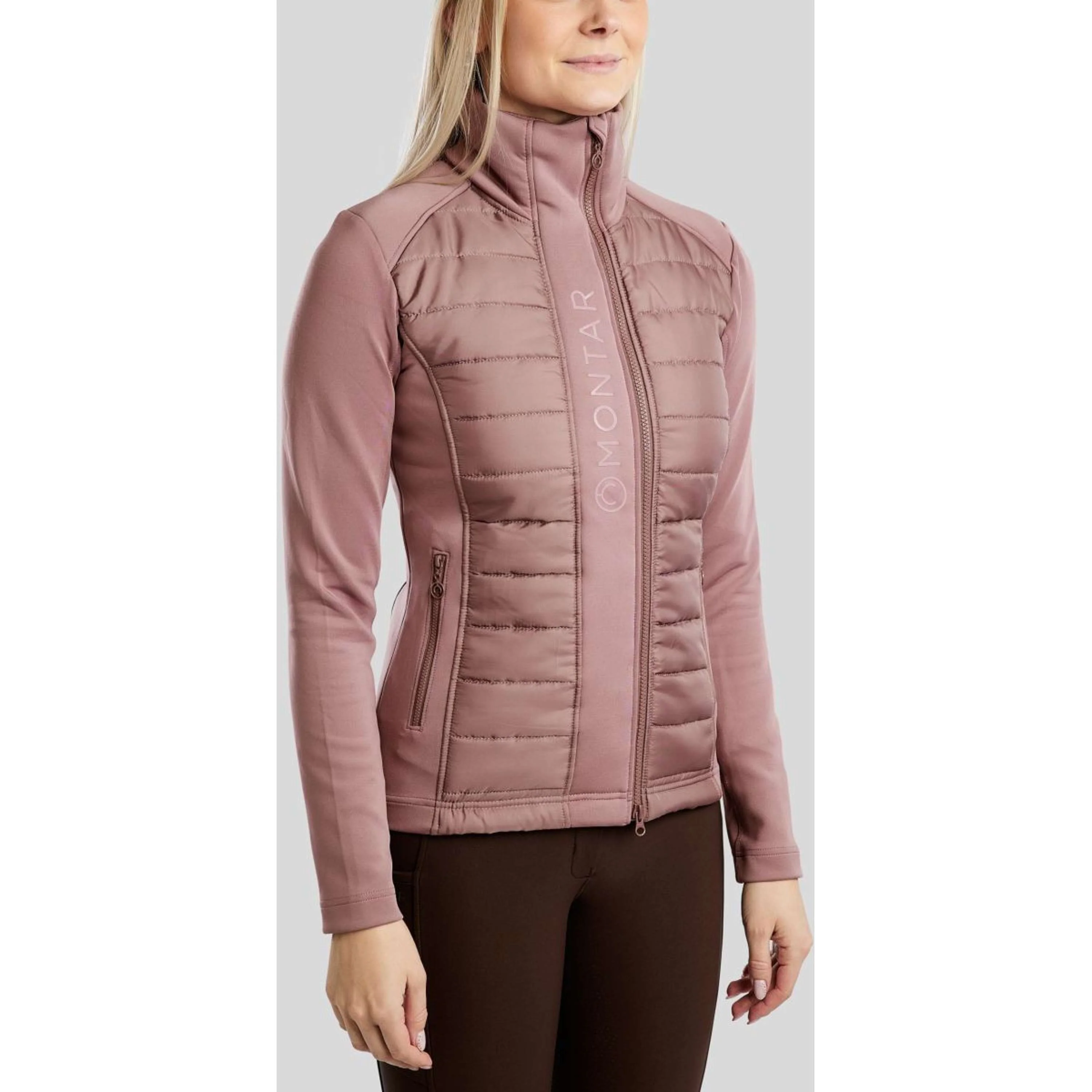 Montar Blouson Emma Quilt Curve Dusty Rose