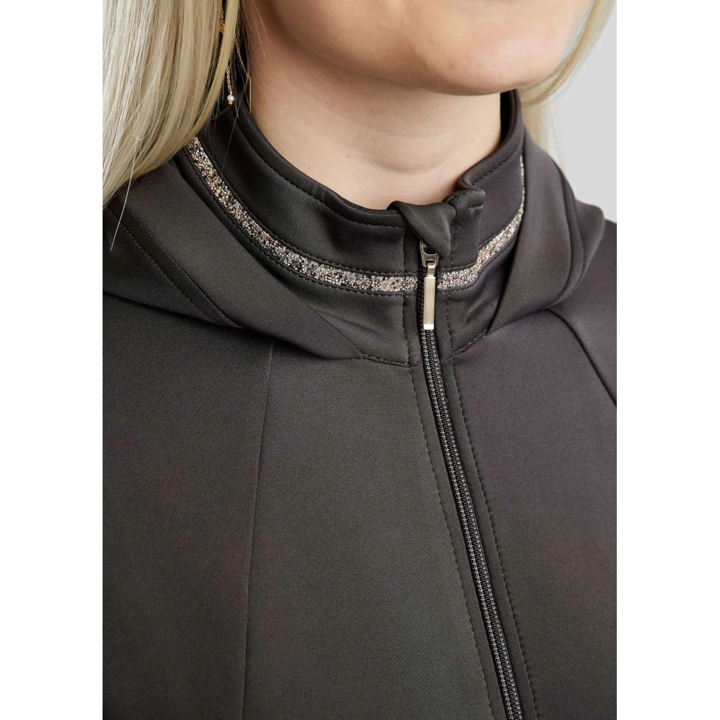 Montar Blouson MoLila Champagne Crystals Slate Grey - Image 2
