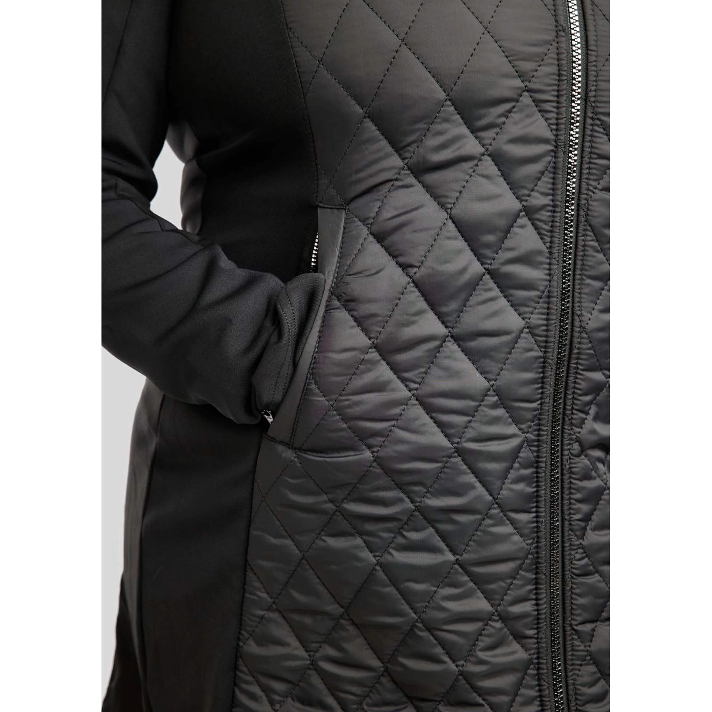 Montar Blouson MoQuinn Quilted Long Noir - Image 8