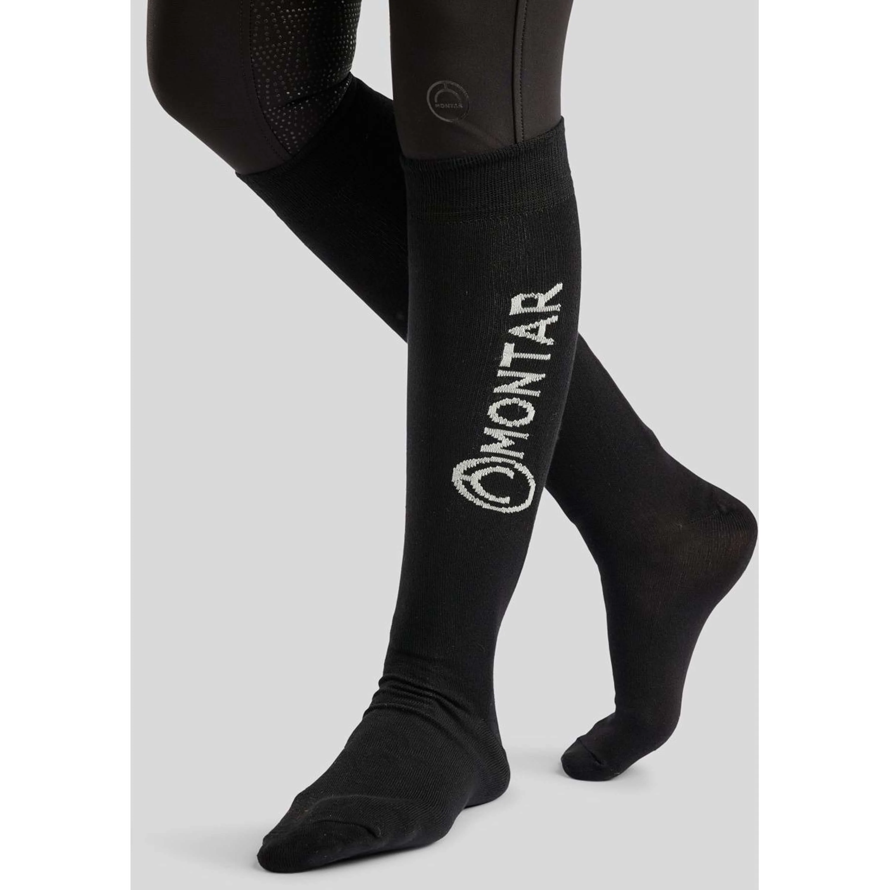 Montar Chaussettes avec Logo Noir