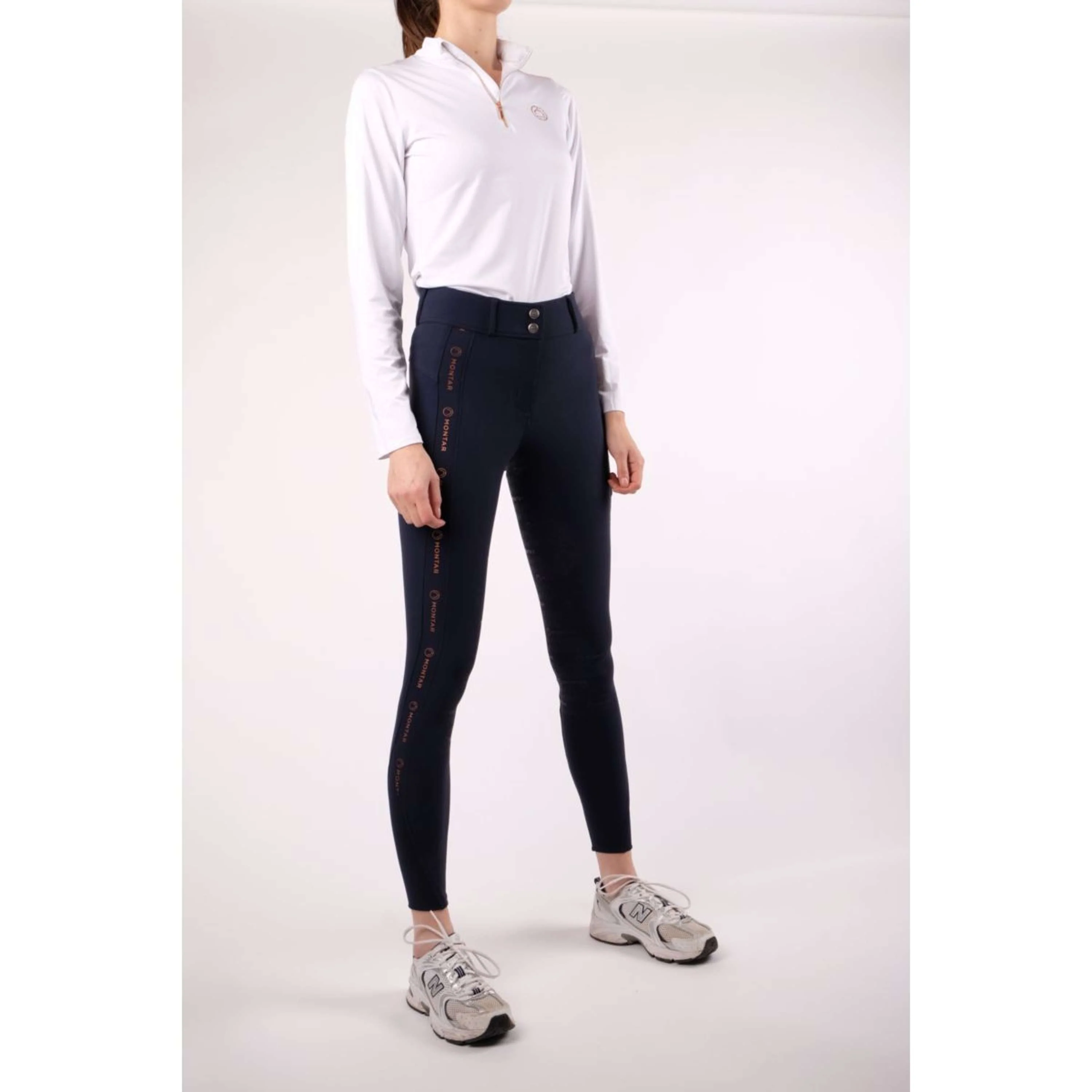 Montar Chemise Everly Rosegold Longues Manches Blanc - Image 6
