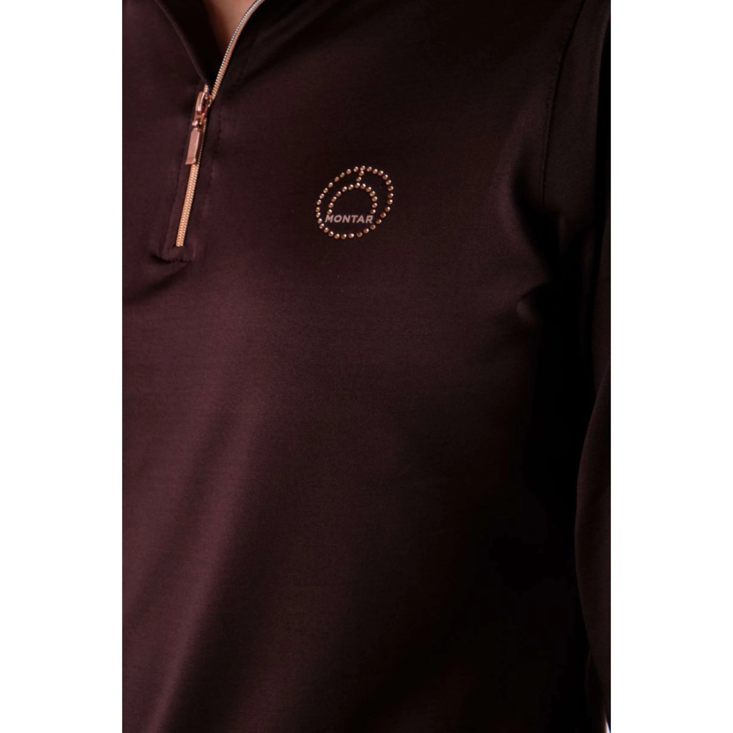 Montar Chemise Everly Rosegold Longues Manches Marron - Image 3