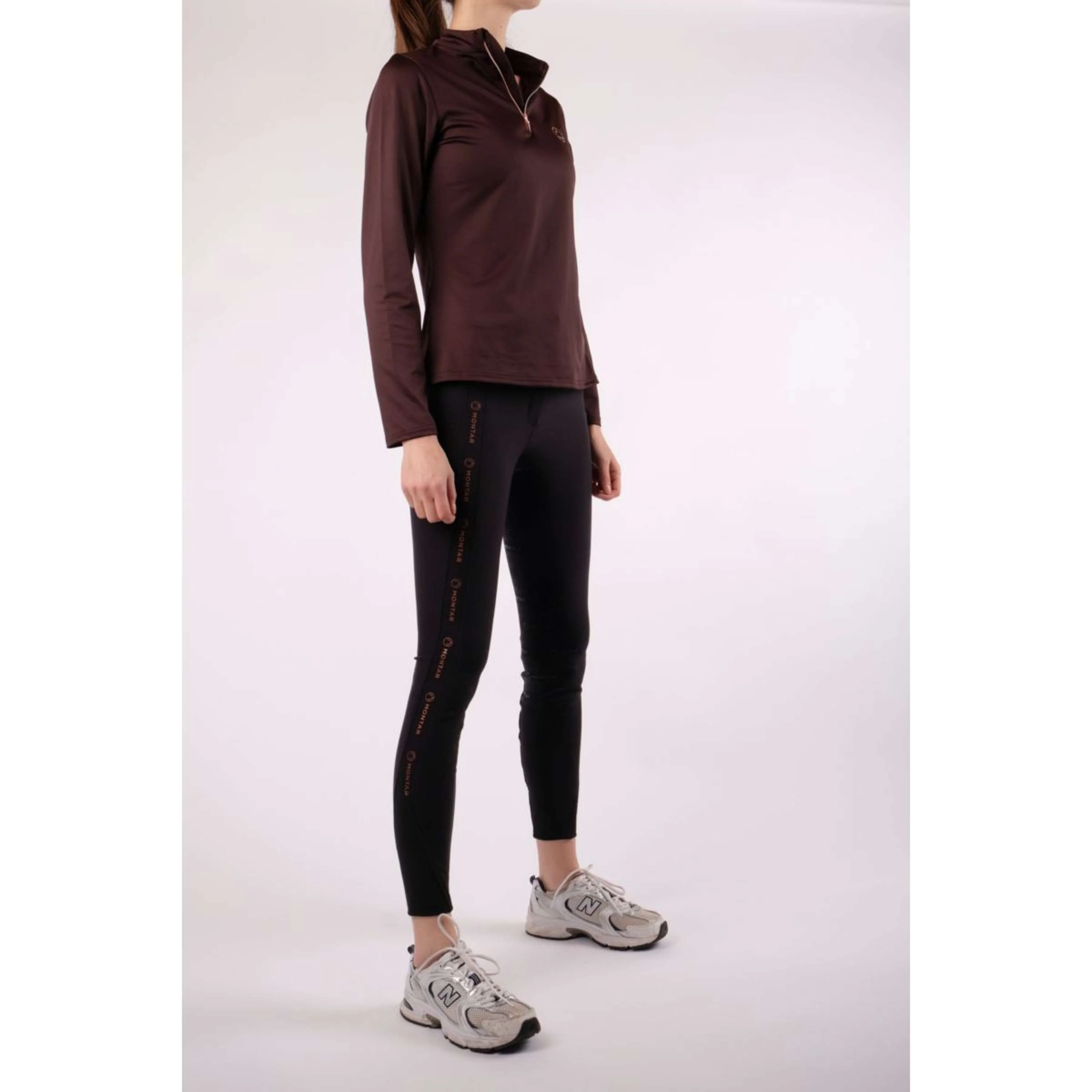 Montar Chemise Everly Rosegold Longues Manches Marron - Image 5
