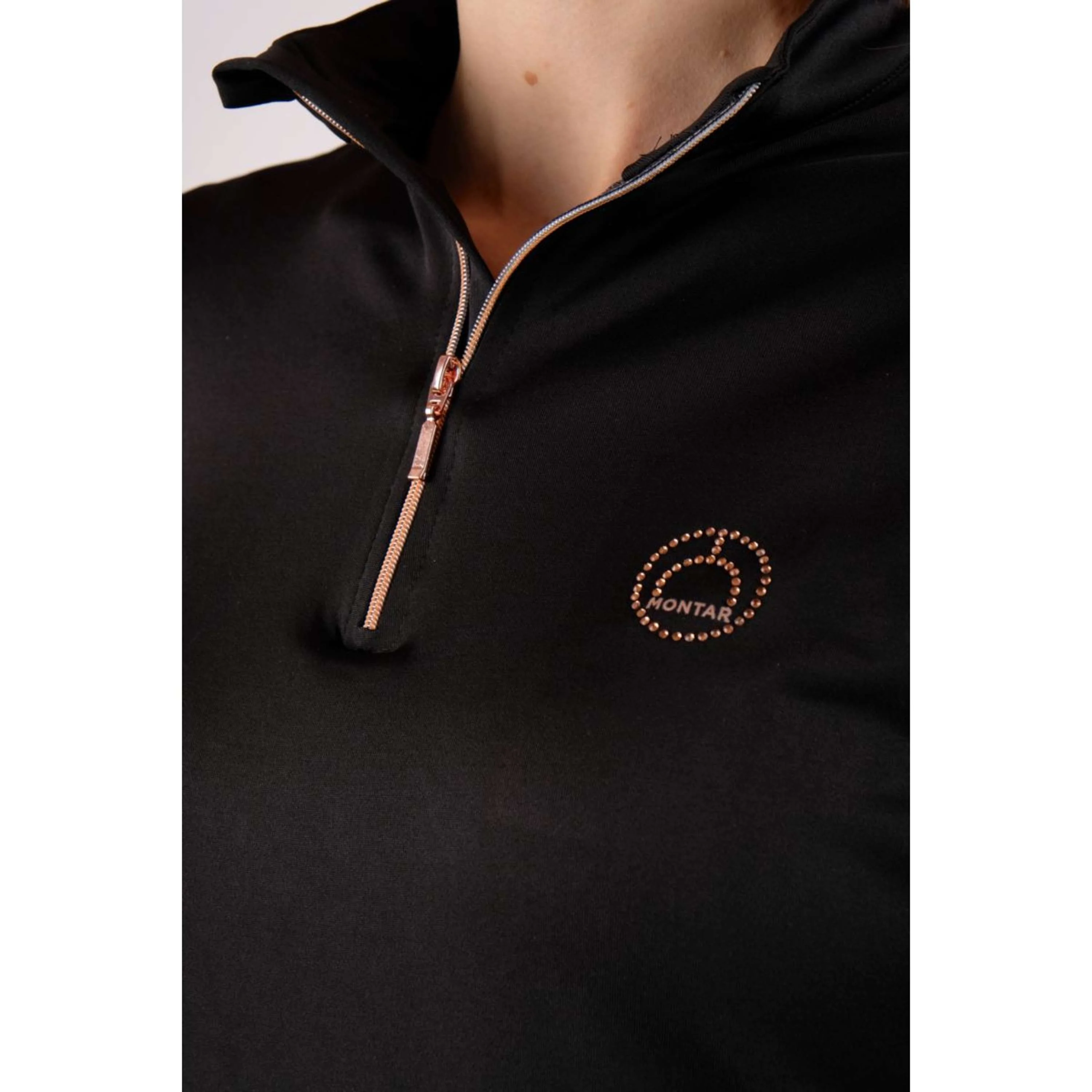 Montar Chemise Everly Rosegold Longues Manches Noir - Image 4