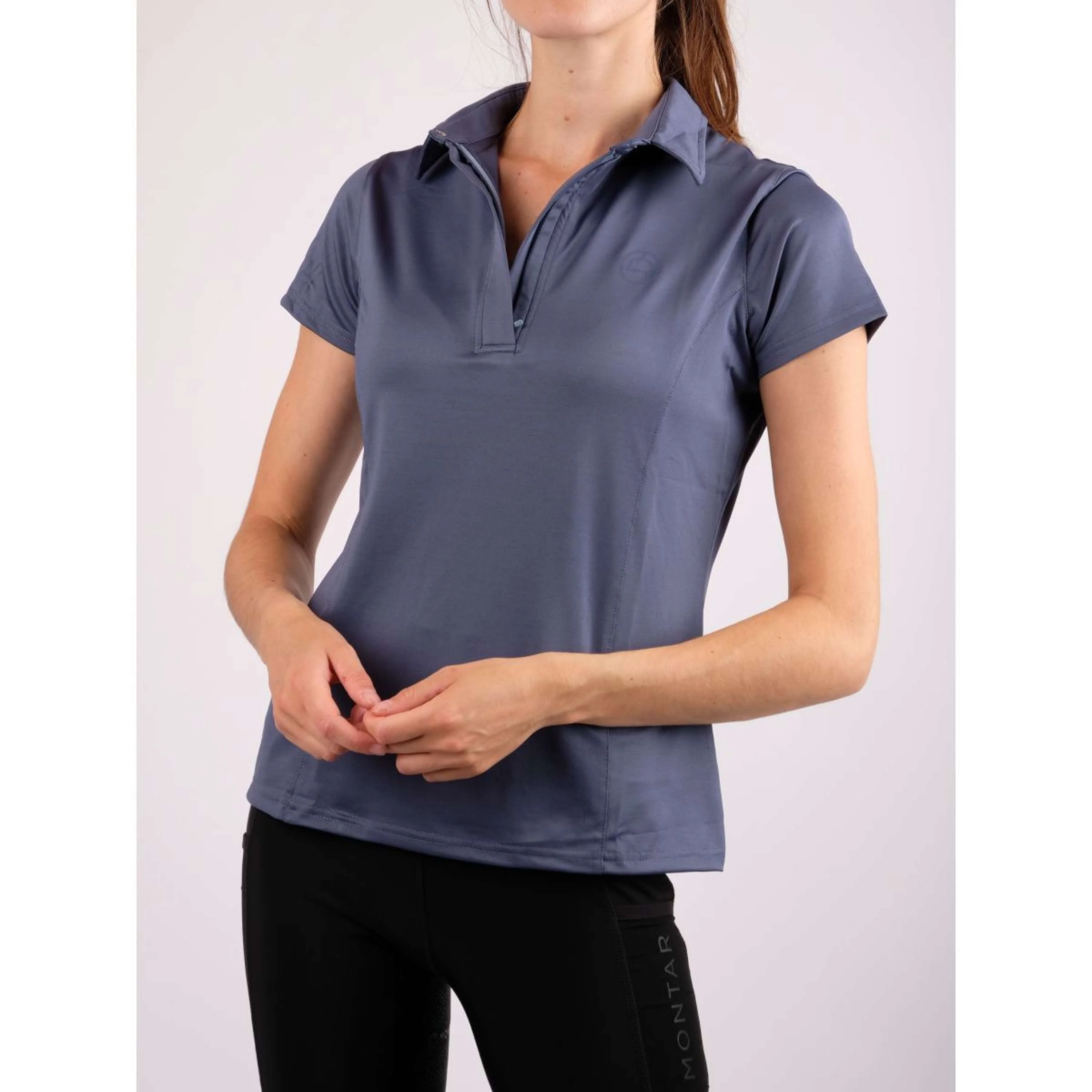 Montar Chemise Rebecca Manches Courtes Bleu Océan