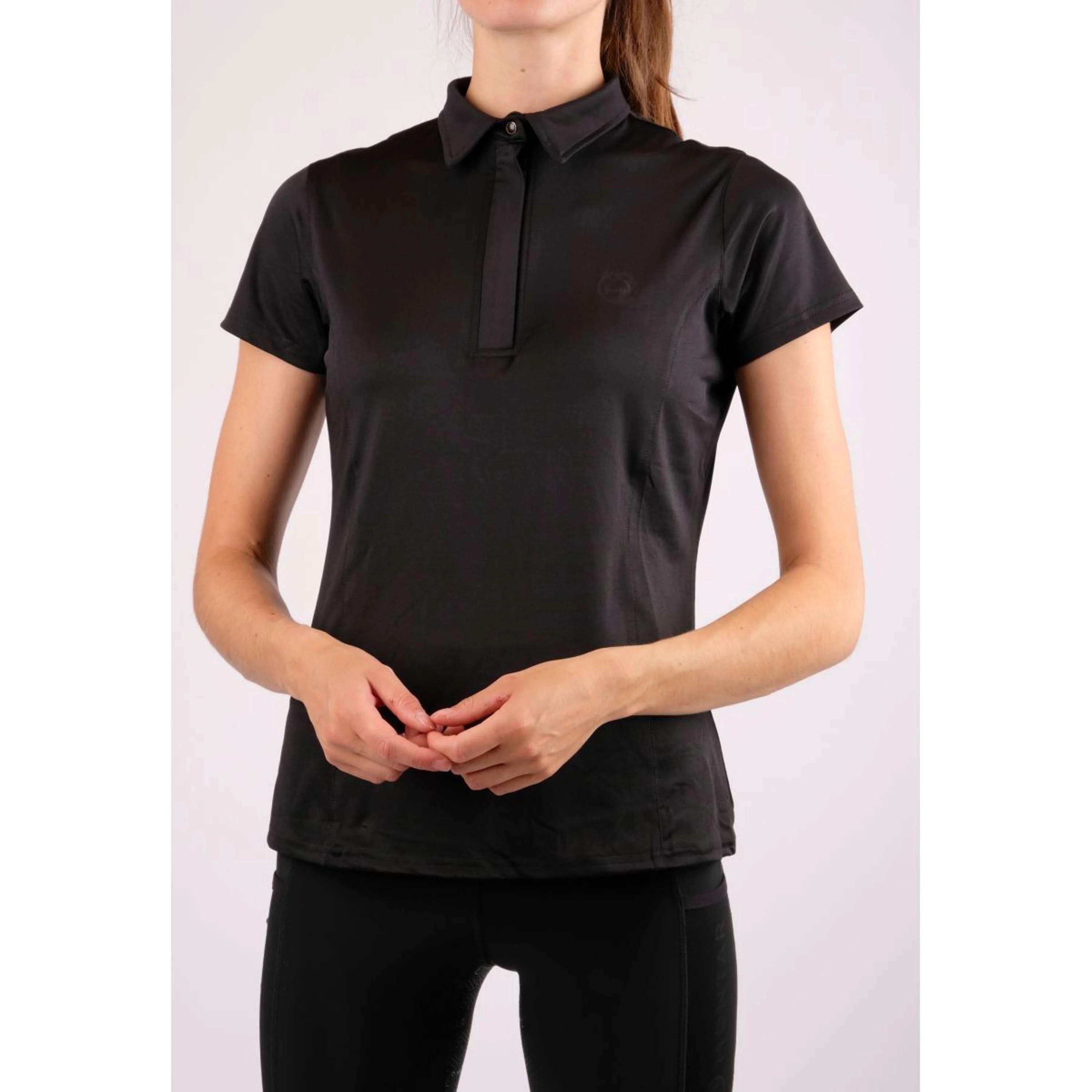Montar Chemise Rebecca Manches Courtes Noir - Image 2