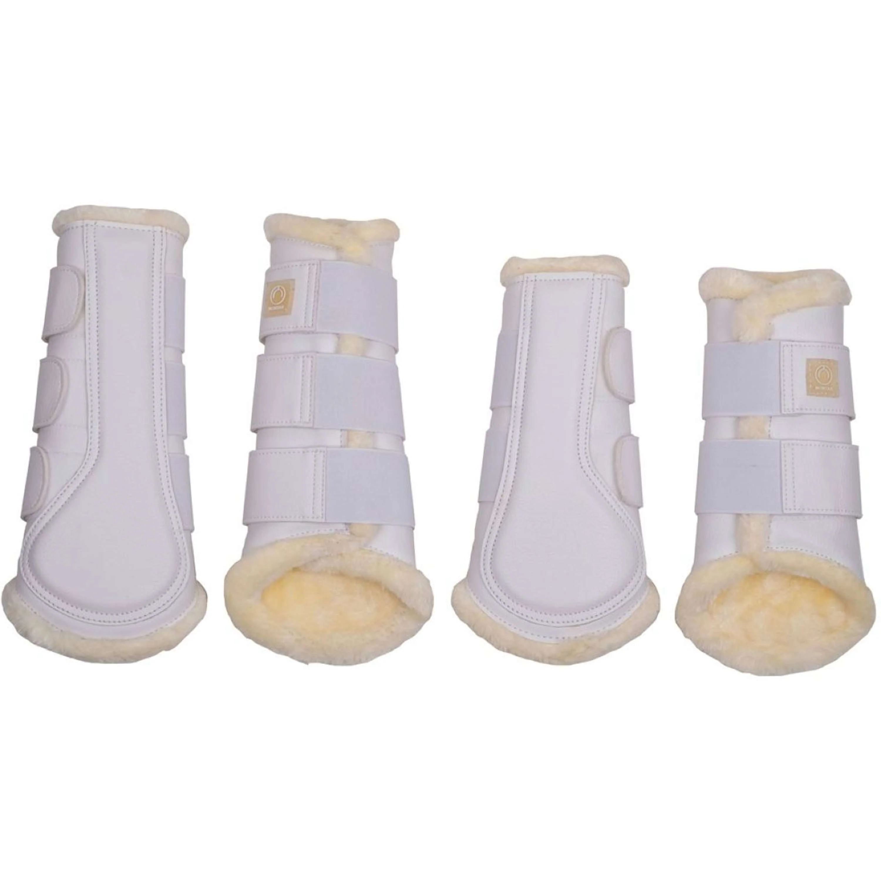 Montar Guêtres Tech en Cuir Blanc
