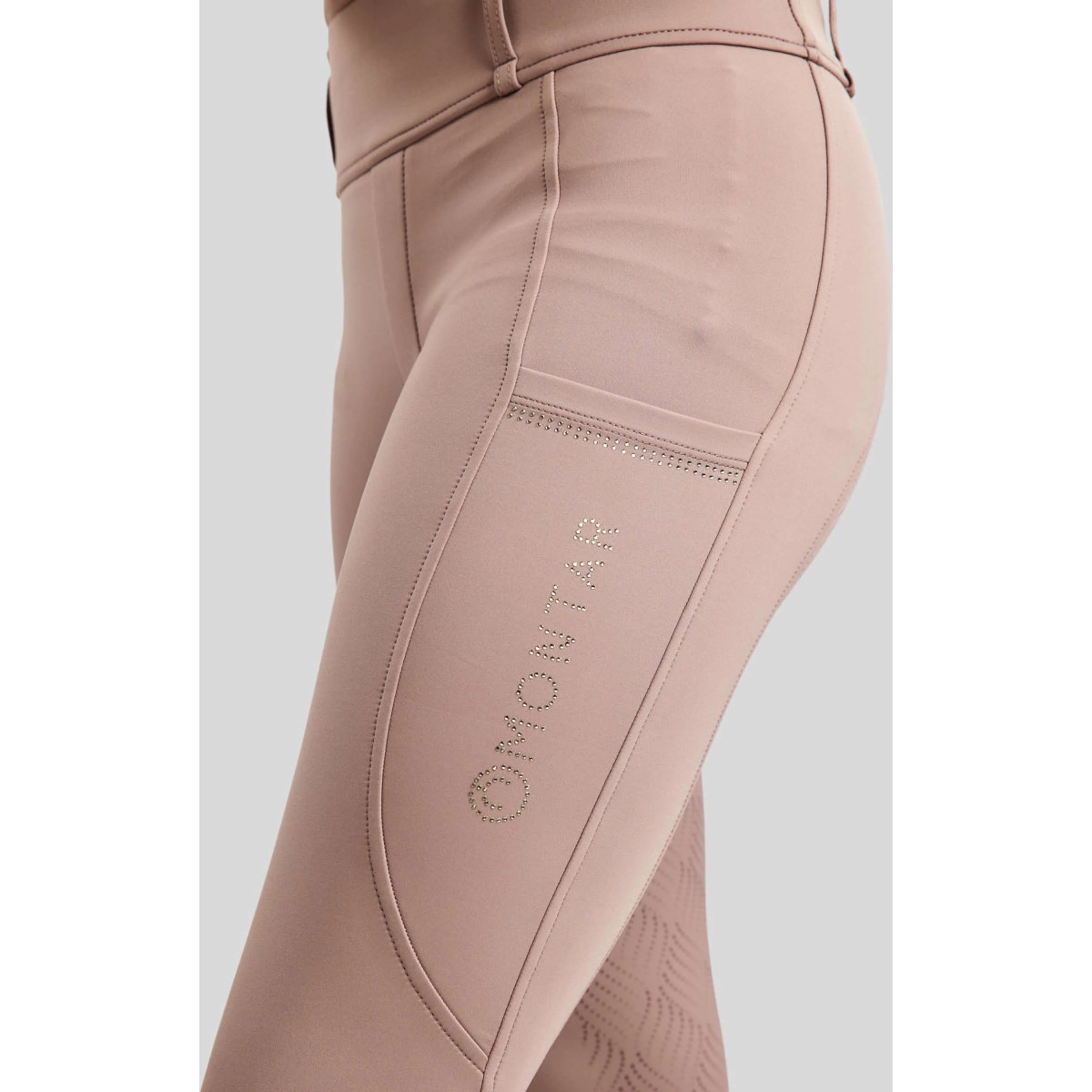 Montar Legging d'Équitation MOEverlisa Kids Full Grip Blush - Image 4
