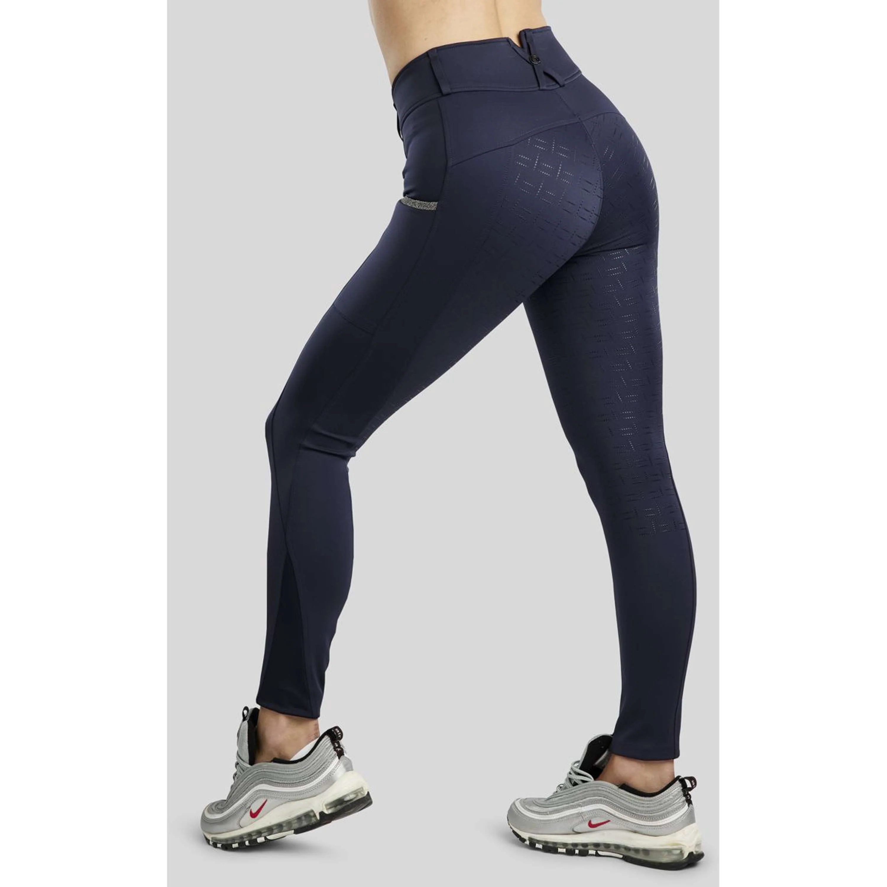 Montar Legging d'Équitation MoGloria Full Grip Marin - Image 2