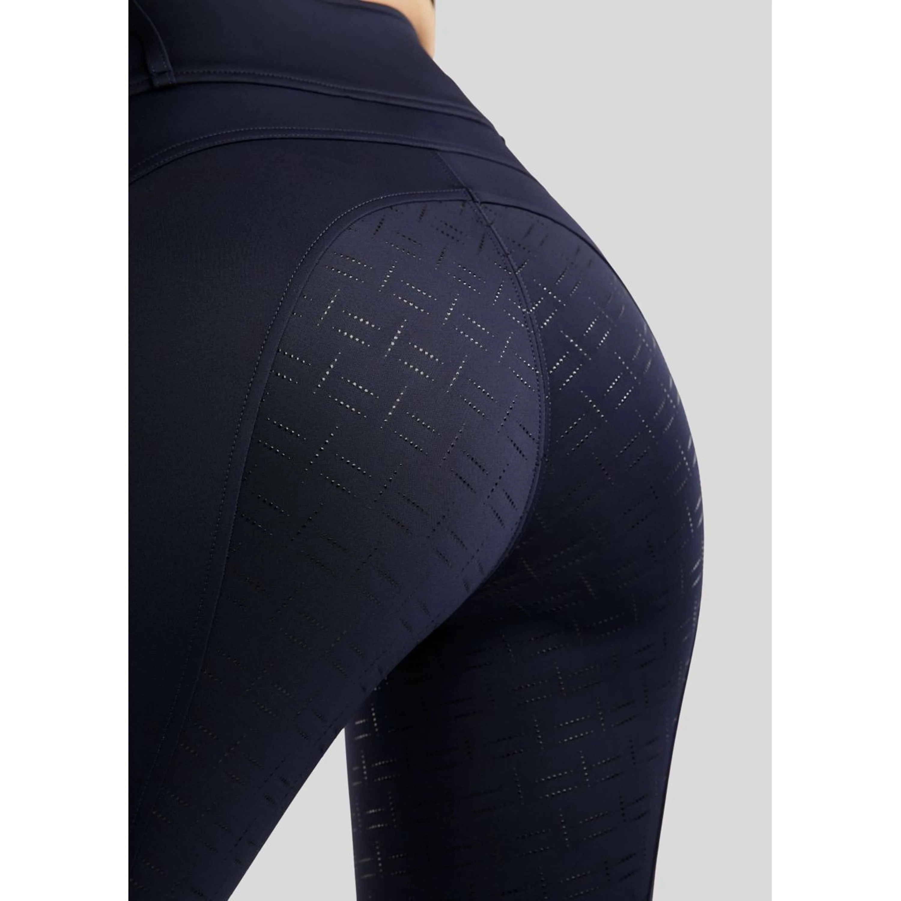Montar Legging d'Équitation MoLila Champagne Crystals Full Grip Marin - Image 4
