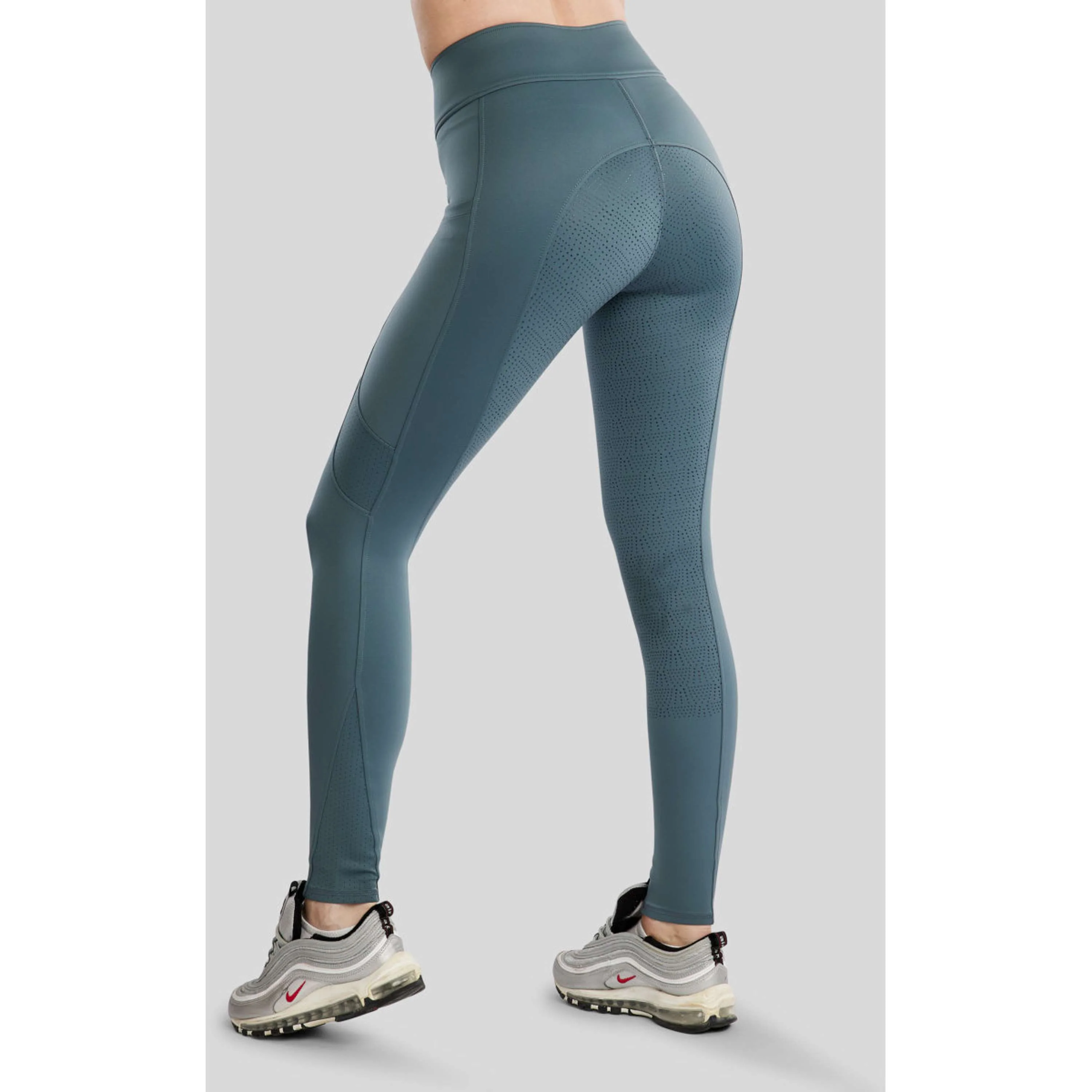 Montar Legging d'Équitation MoTilley Full Grip Dark Slate - Image 2