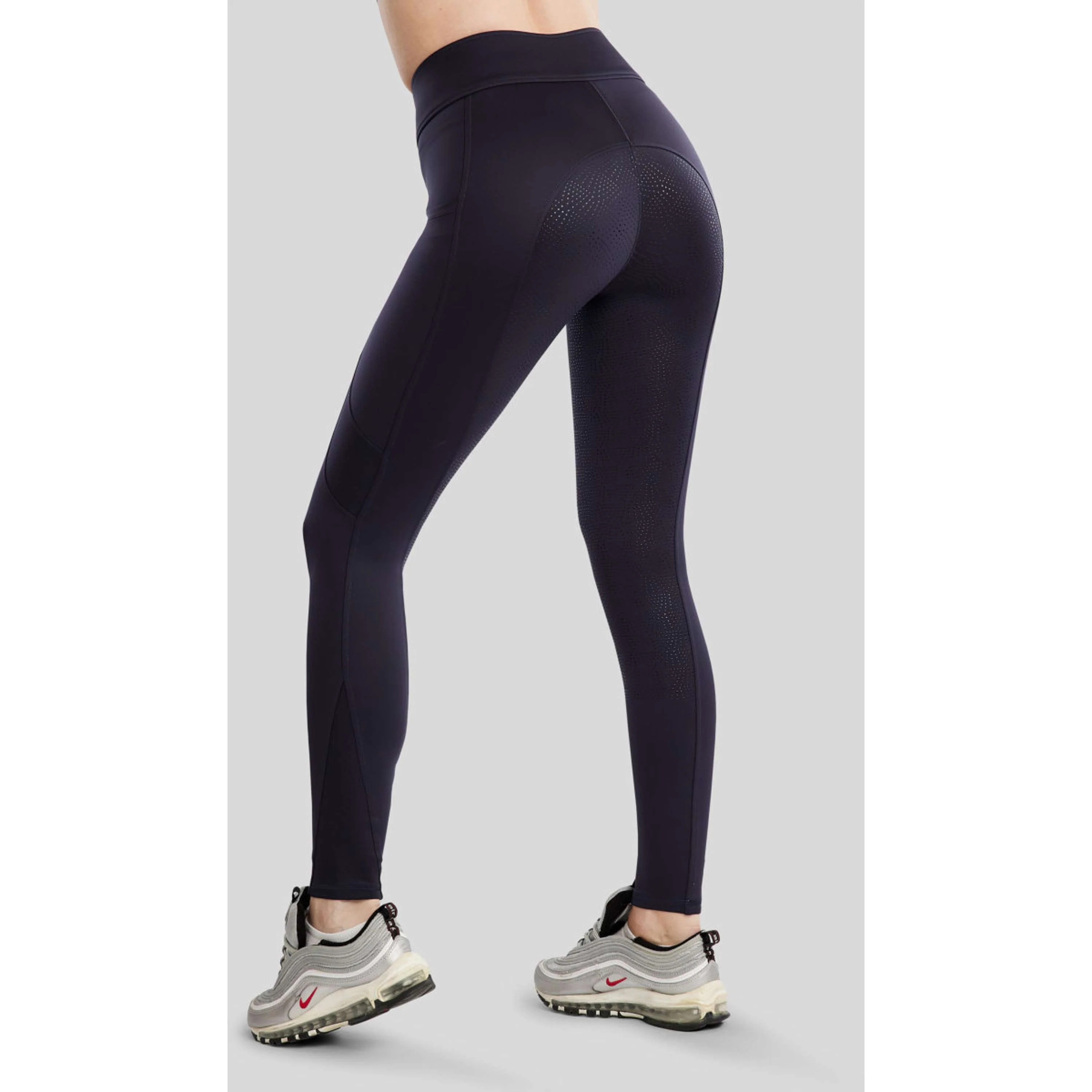 Montar Legging d'Équitation MoTilley Full Grip Marin - Image 2