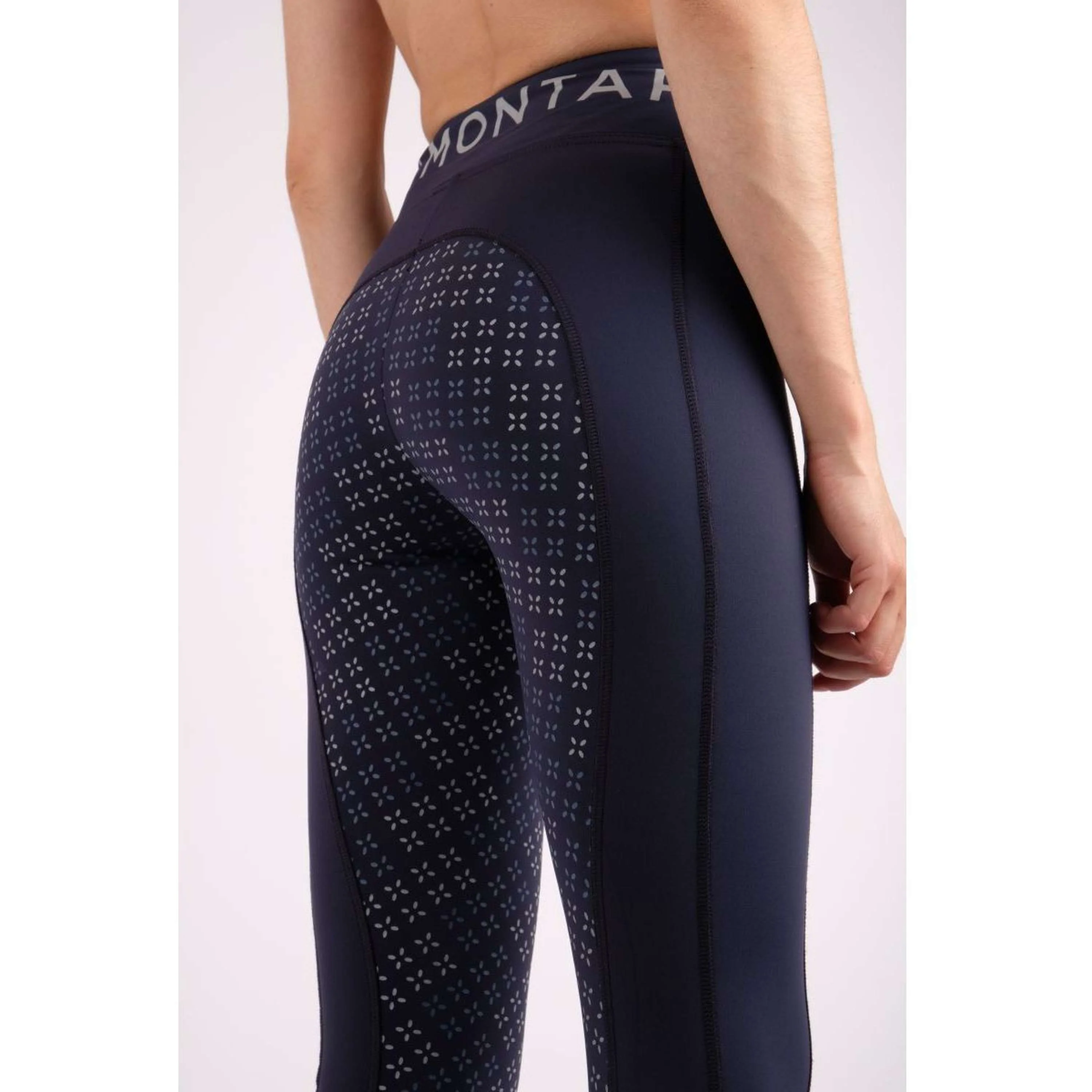 Montar Legging d'Équitation Selena Pull On Full Grip Marin - Image 9