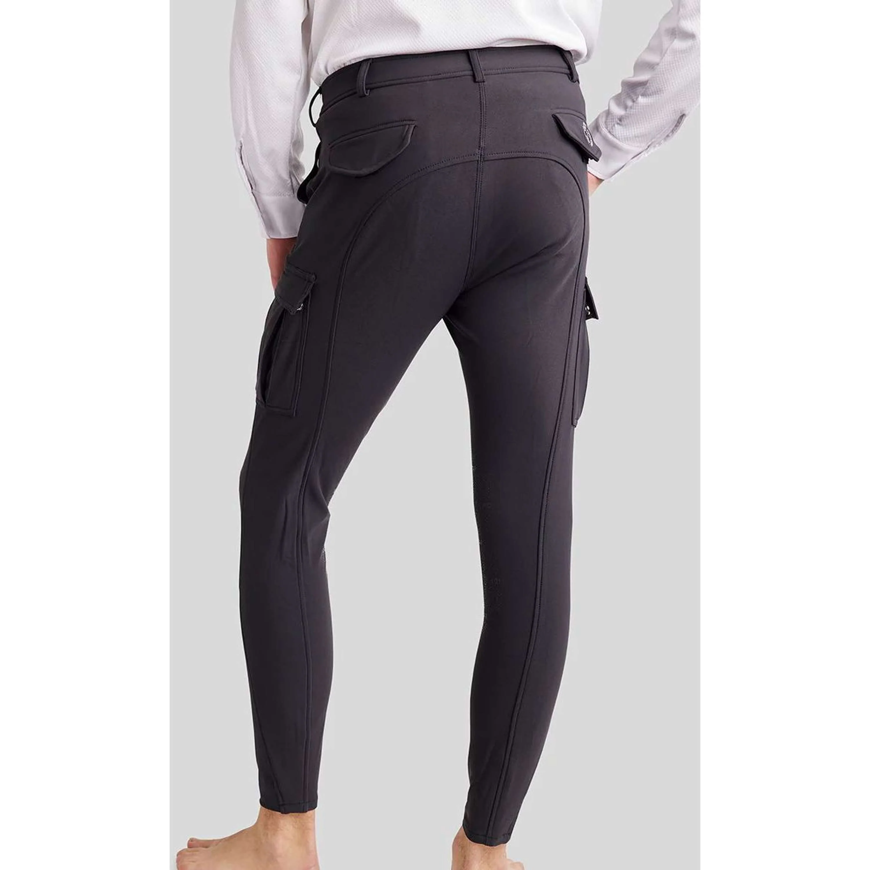 Montar Pantalon d'Équitation Cargo Pockets Marin - Image 4