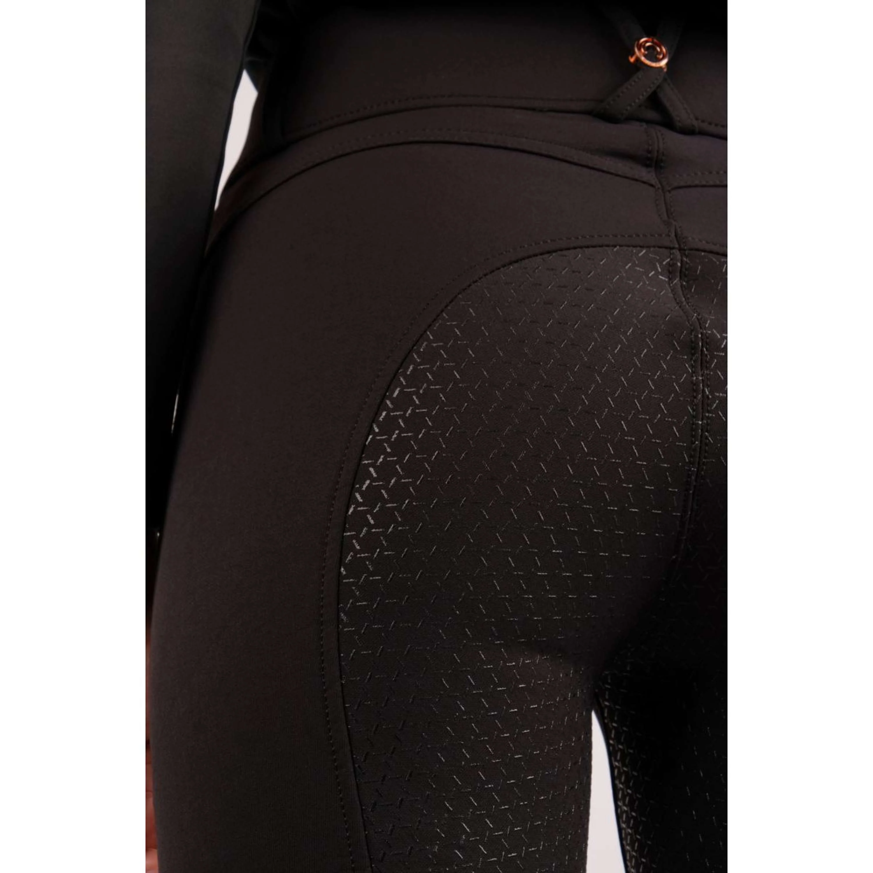 Montar Pantalon d'Équitation Molly Rosegold Highwaist Full Grip Noir - Image 5
