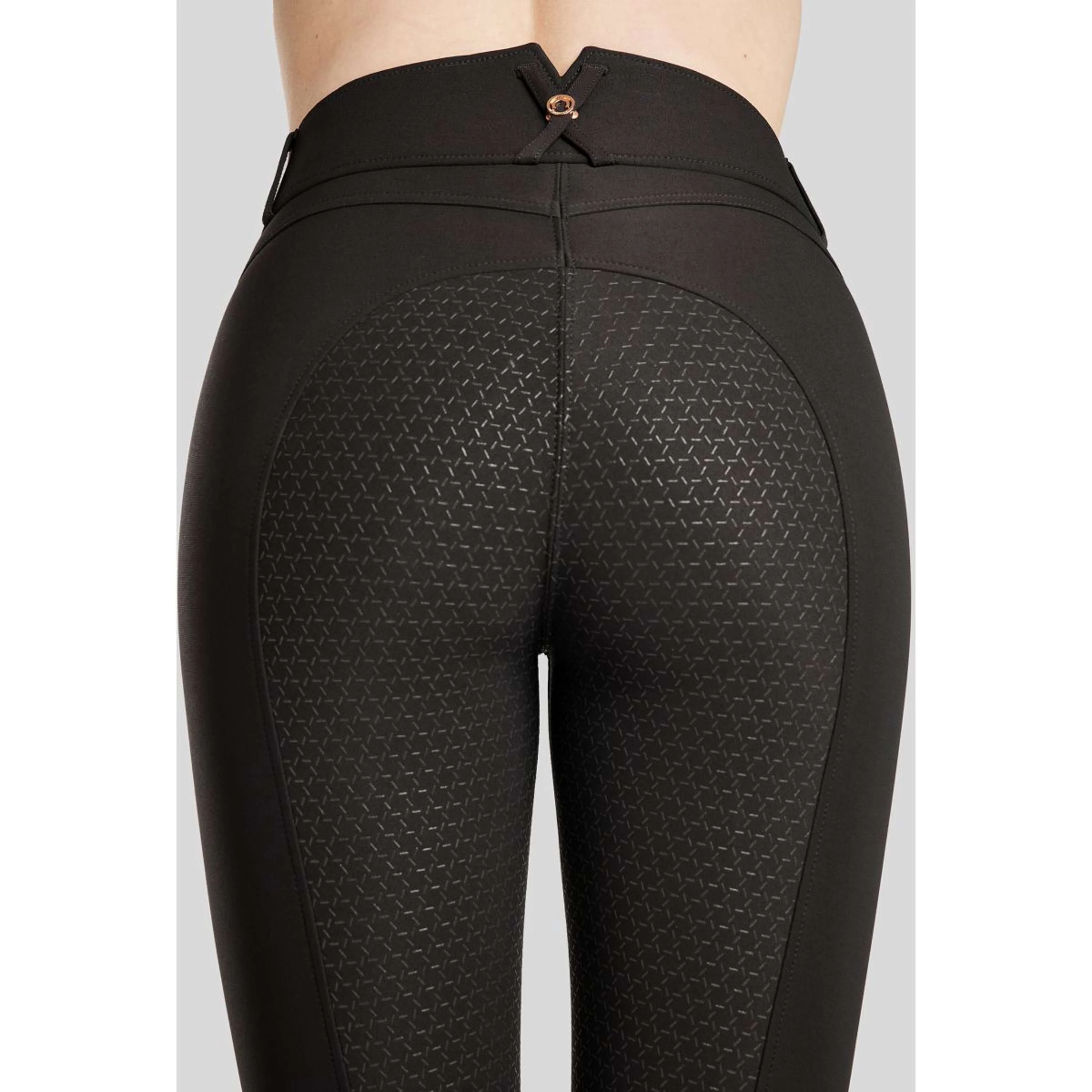 Montar Pantalon d'Équitation Molly Rosegold Highwaist Full Grip Noir - Image 9