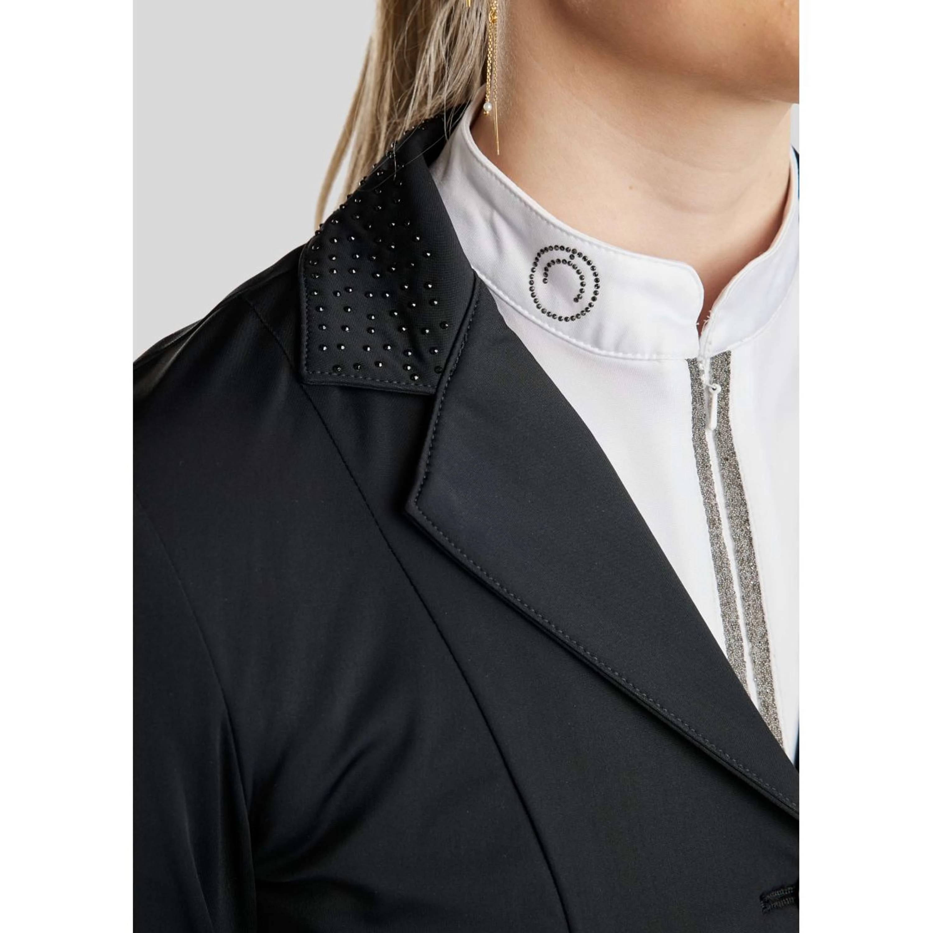 Montar Petite Veste de Concours Bonnie Crystal Noir - Image 3