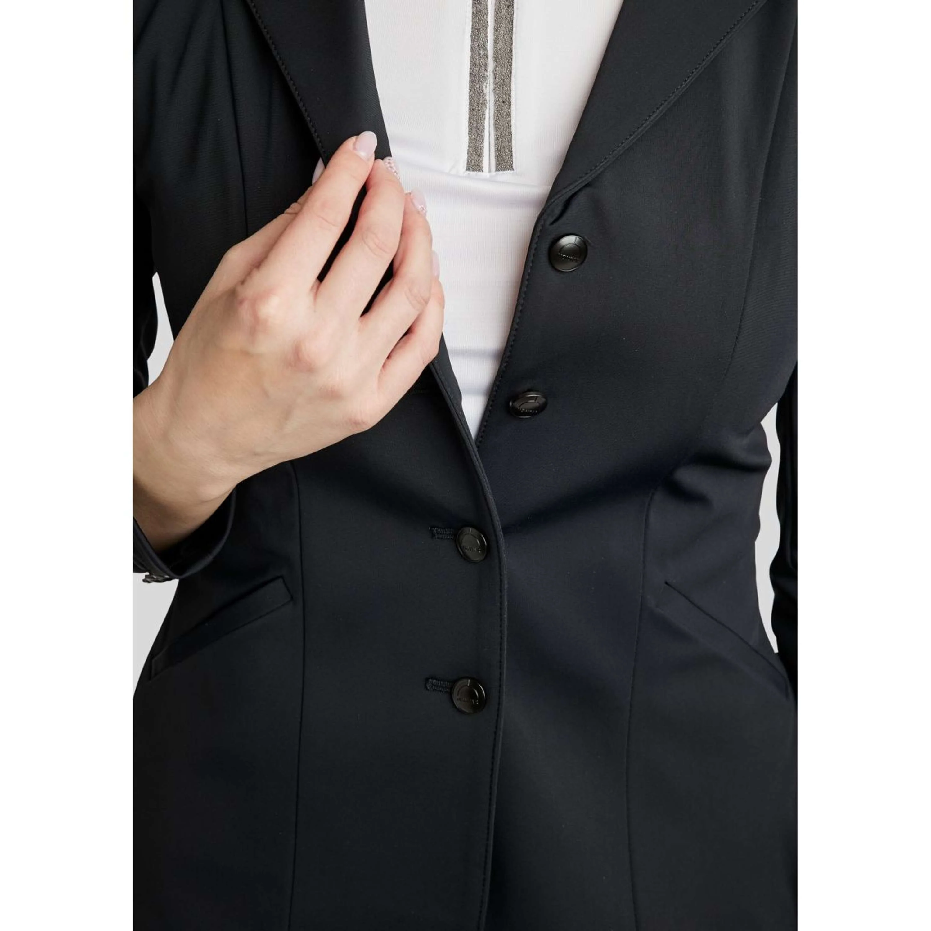 Montar Petite Veste de Concours Bonnie Crystal Noir - Image 8