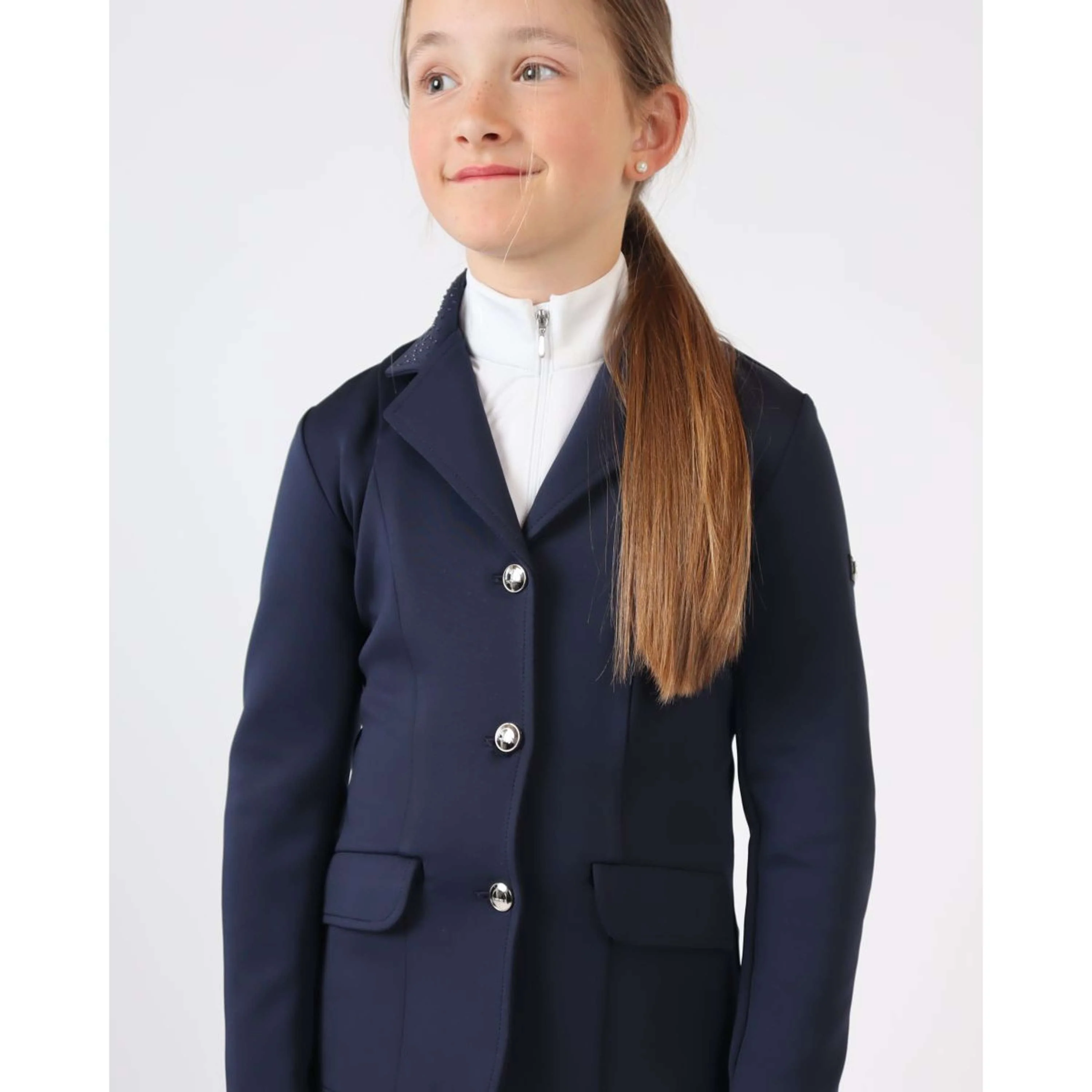 Montar Petite Veste de Concours Crystals Junior Marin - Image 2