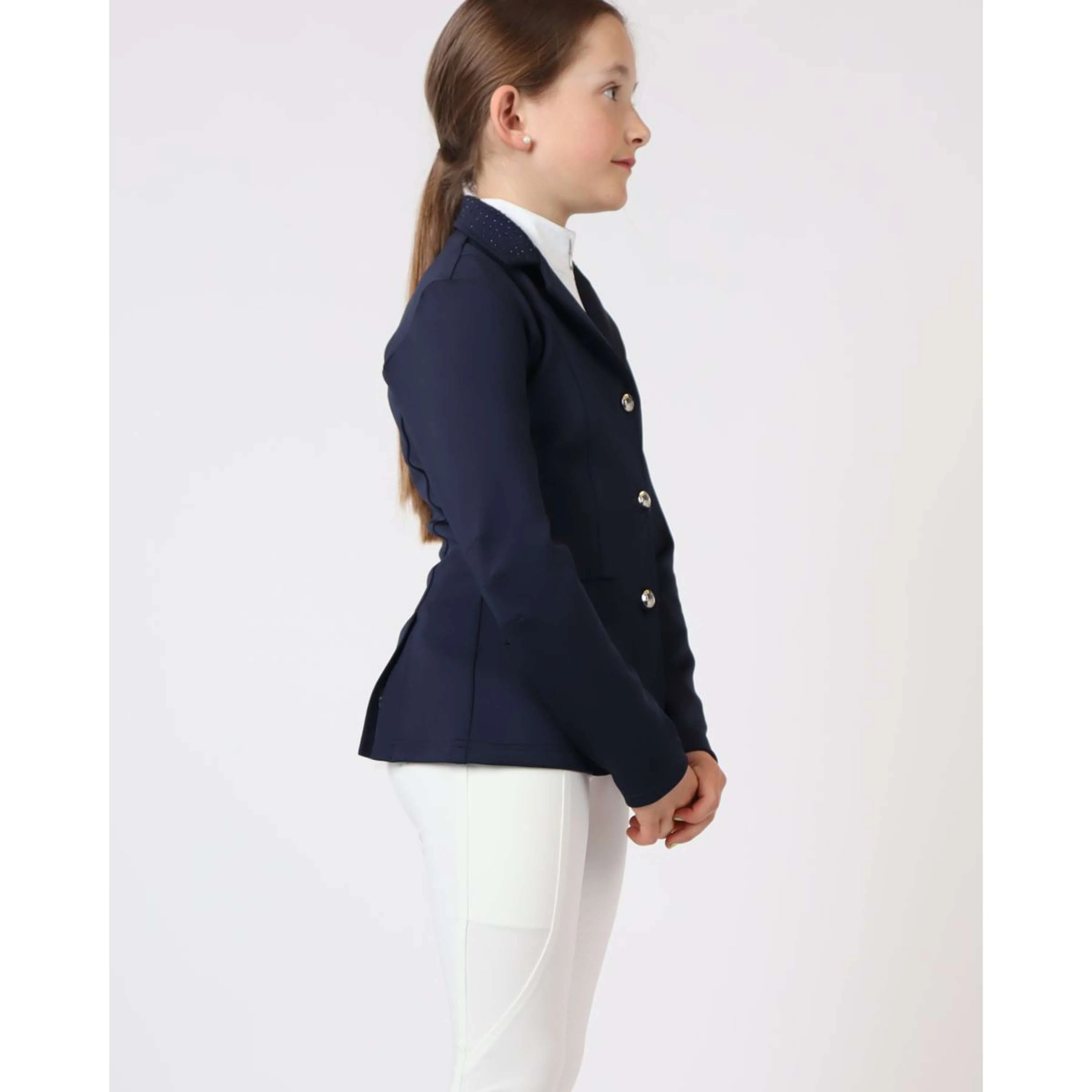 Montar Petite Veste de Concours Crystals Junior Marin - Image 3