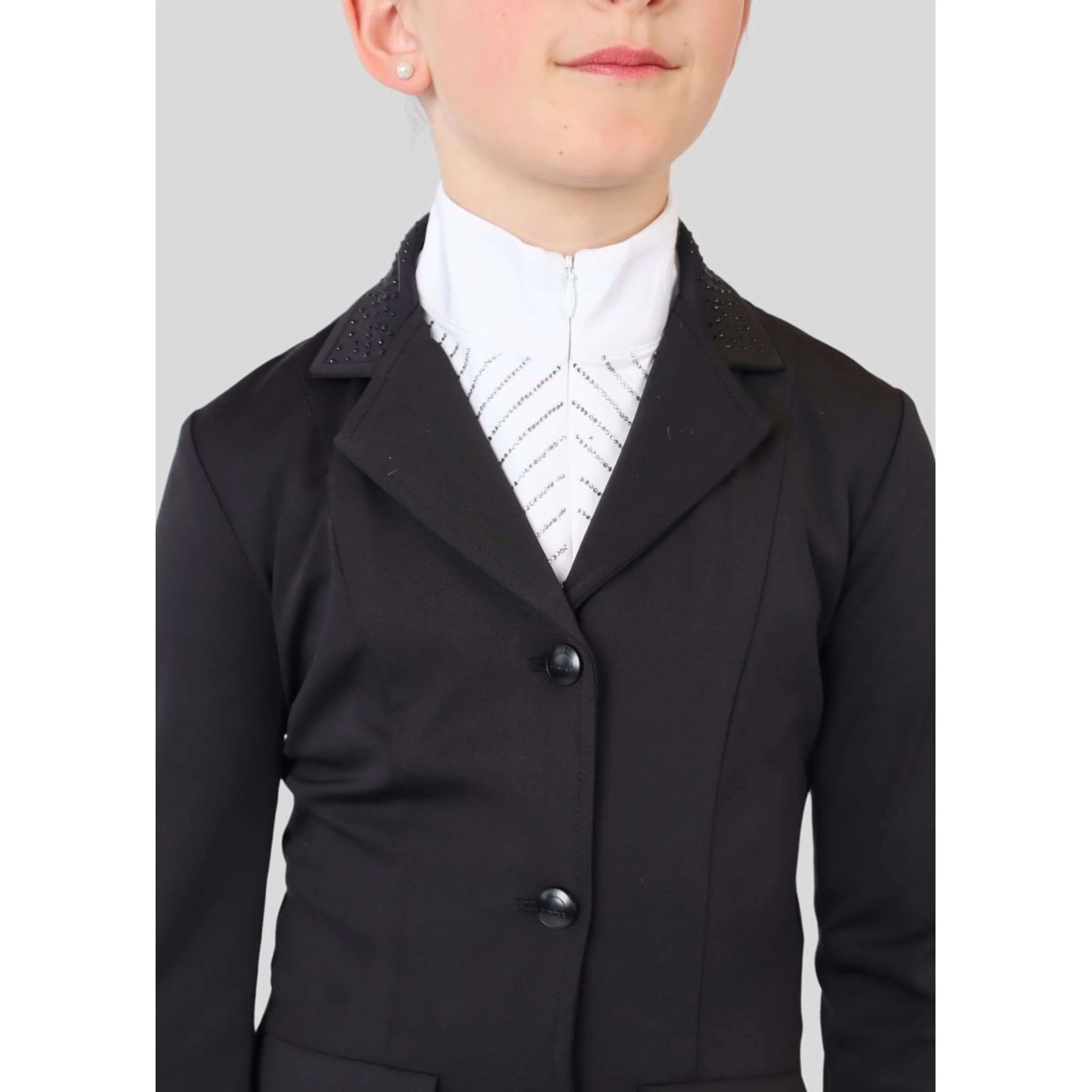 Montar Petite Veste de Concours Crystals Junior Noir - Image 2