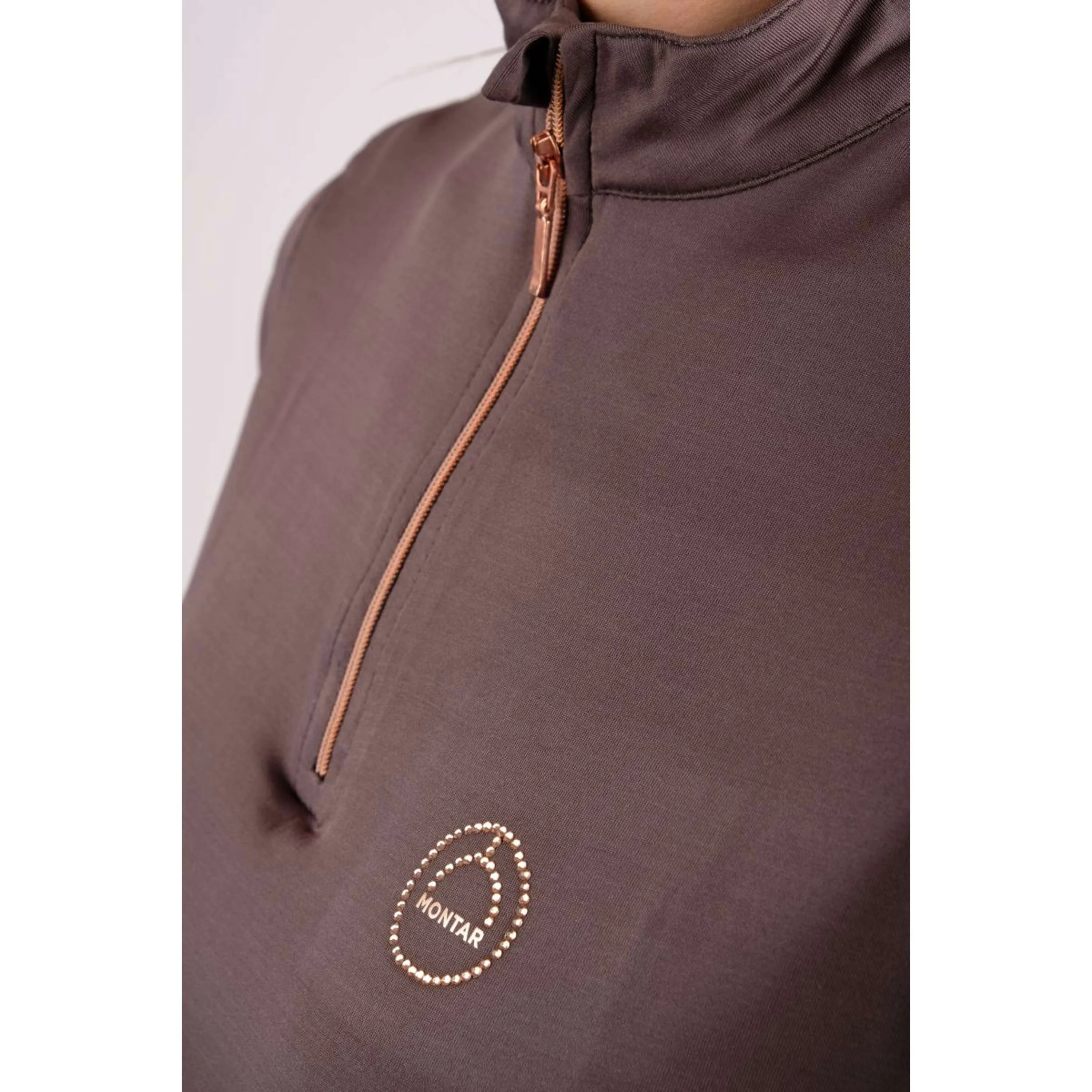 Montar Polo Everly Rosegold Junior Gris - Image 2