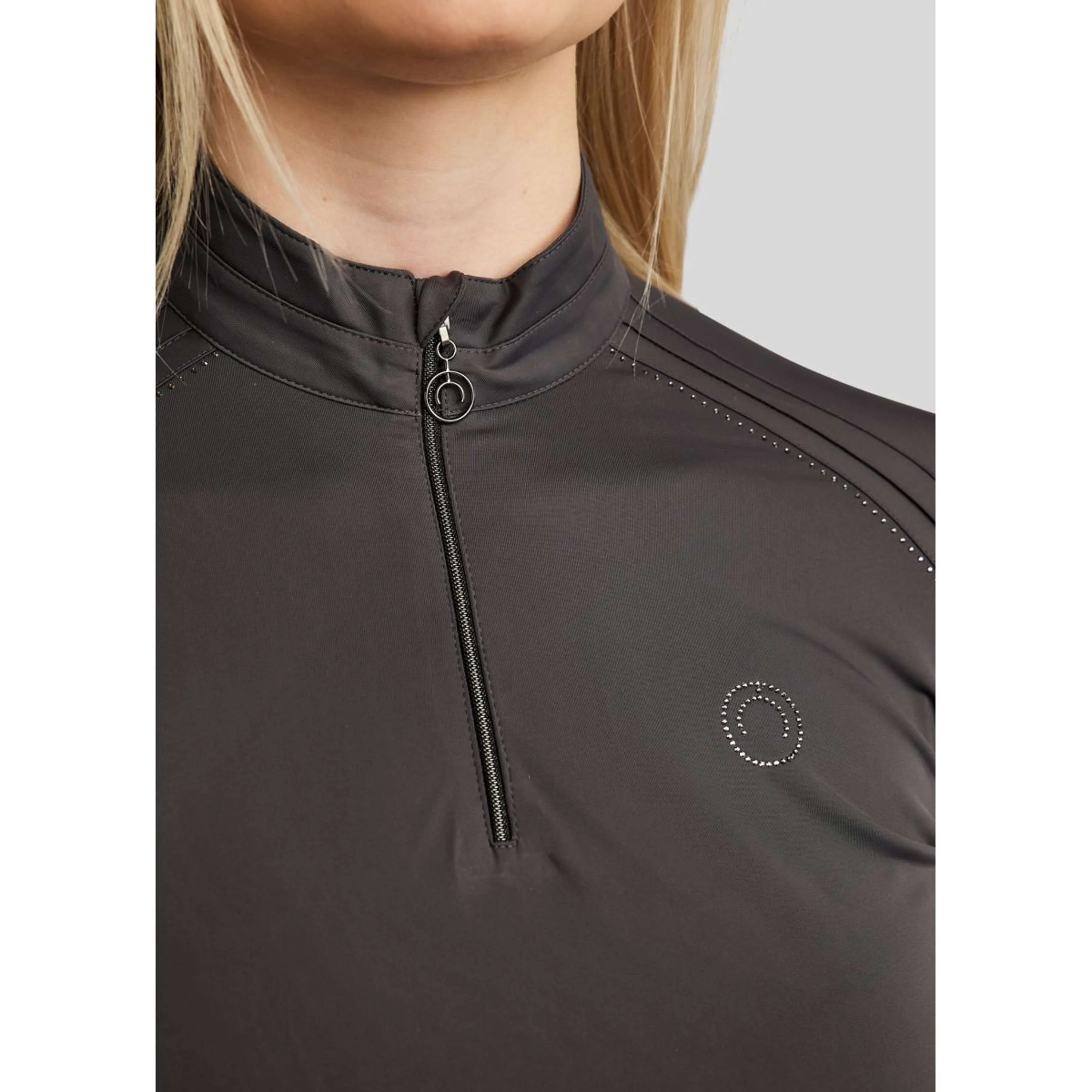 Montar Polo MoPearl Pintuck Slate Grey - Image 3