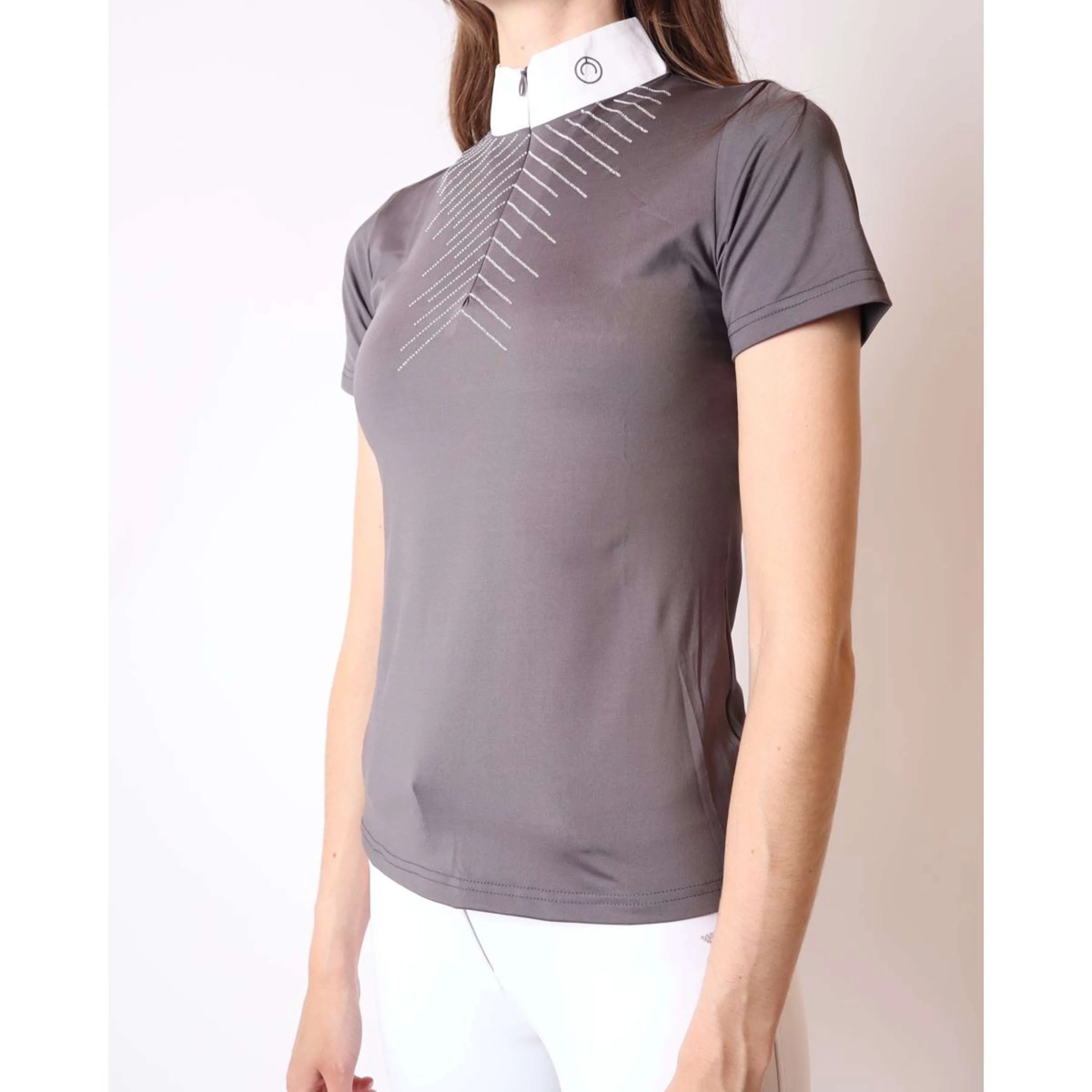 Montar T-shirt de Concours Bling MonTech Gris - Image 2
