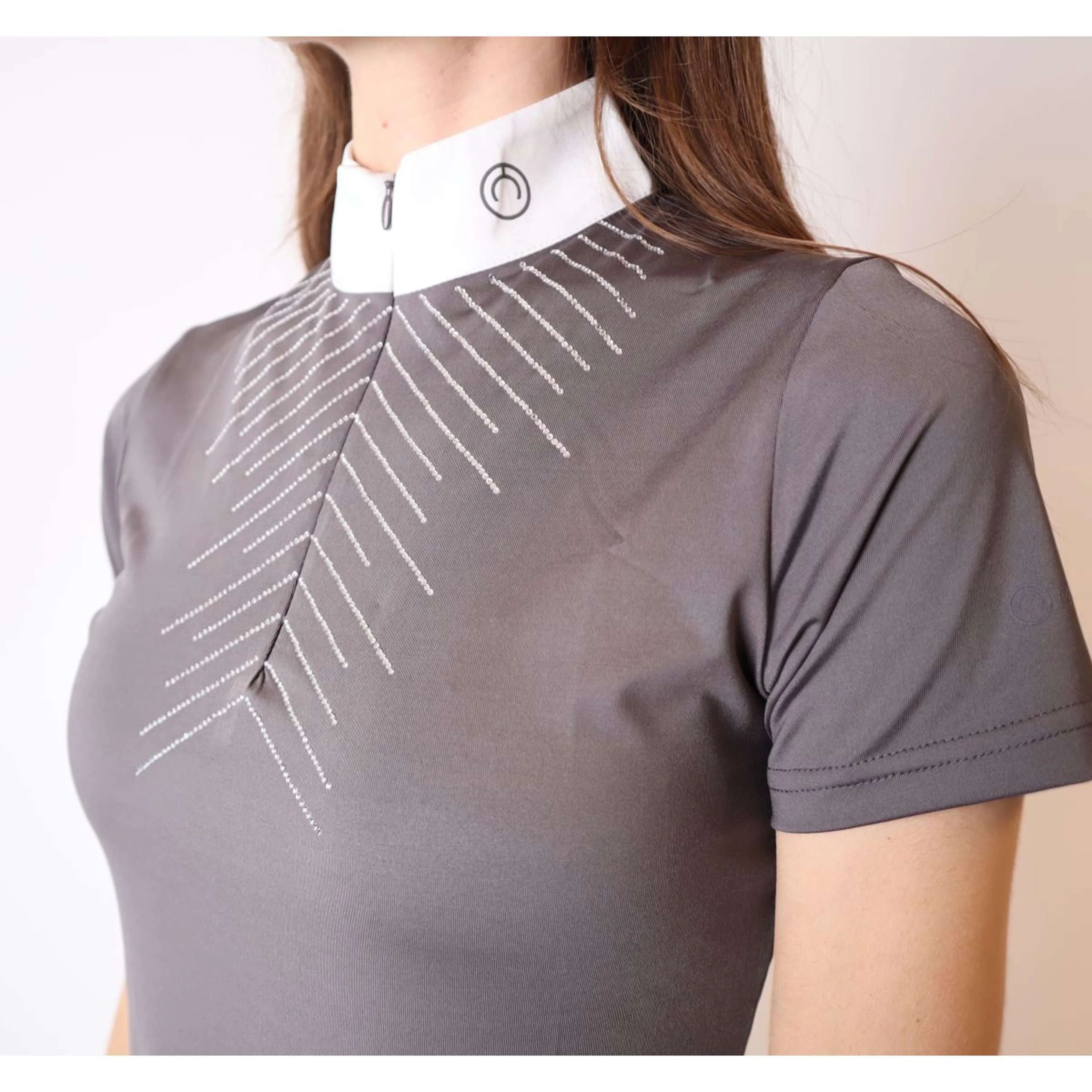 Montar T-shirt de Concours Bling MonTech Gris - Image 3