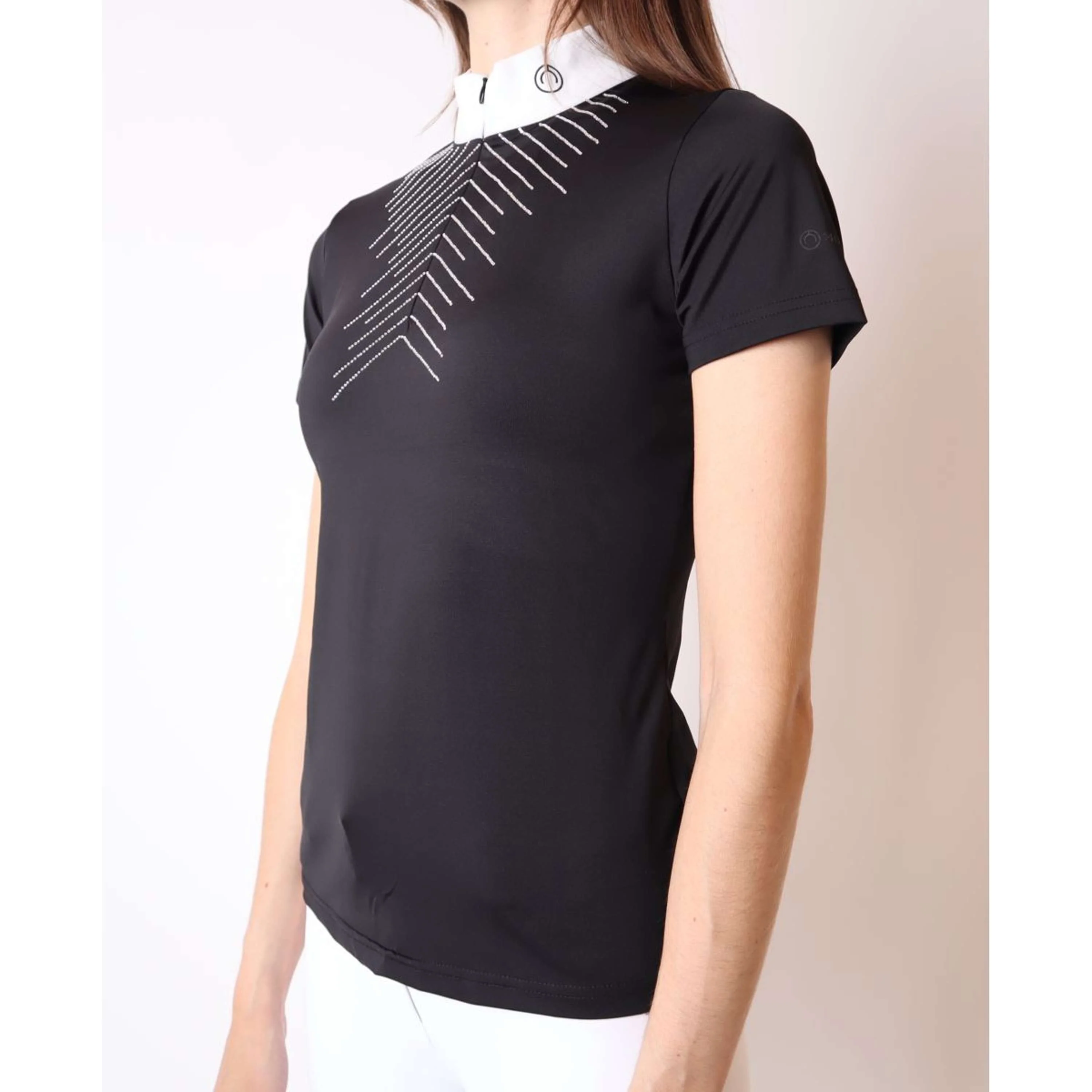 Montar T-shirt de Concours Bling MonTech Noir - Image 2