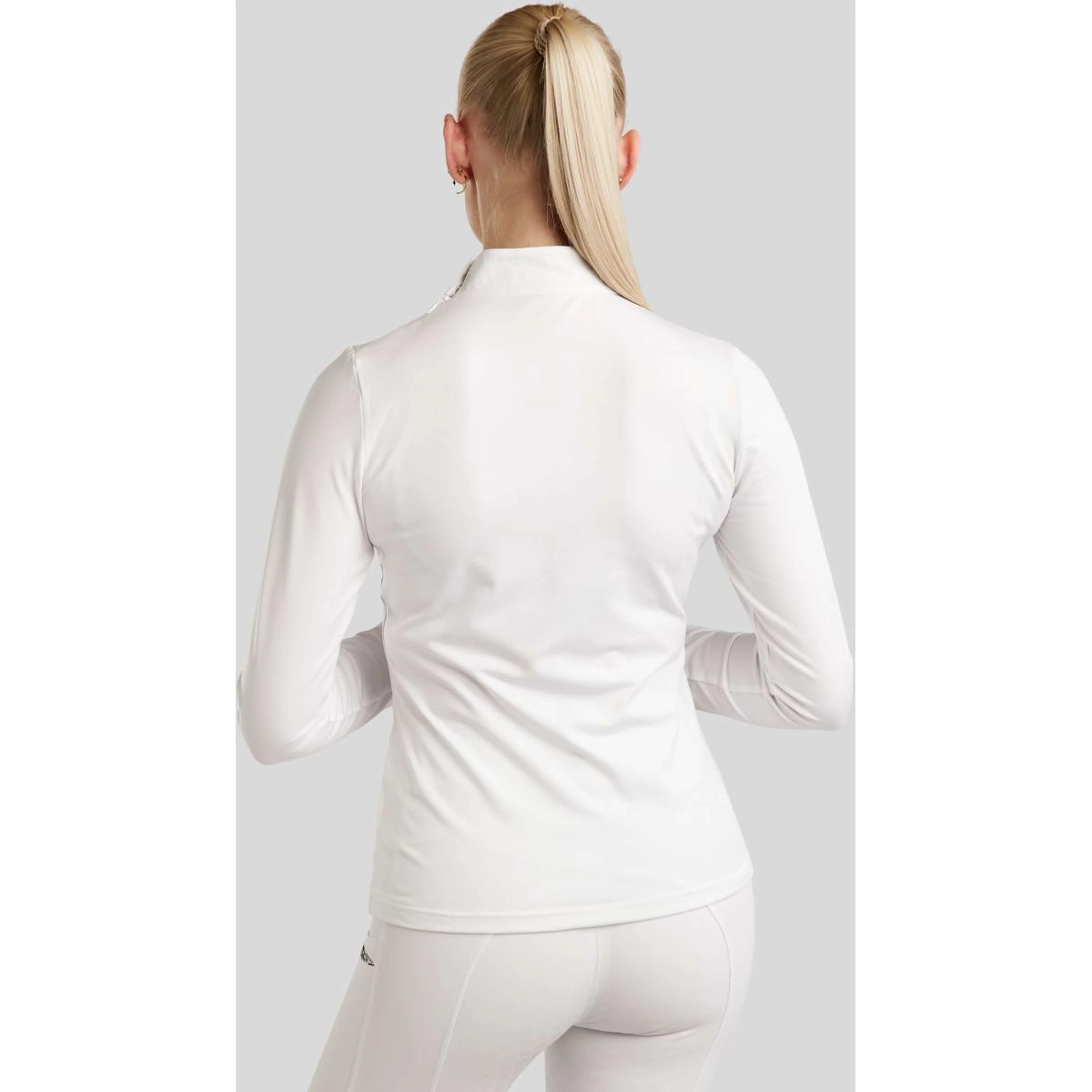 Montar T-shirt de Concours MoEmilia Longues Manches Blanc - Image 4