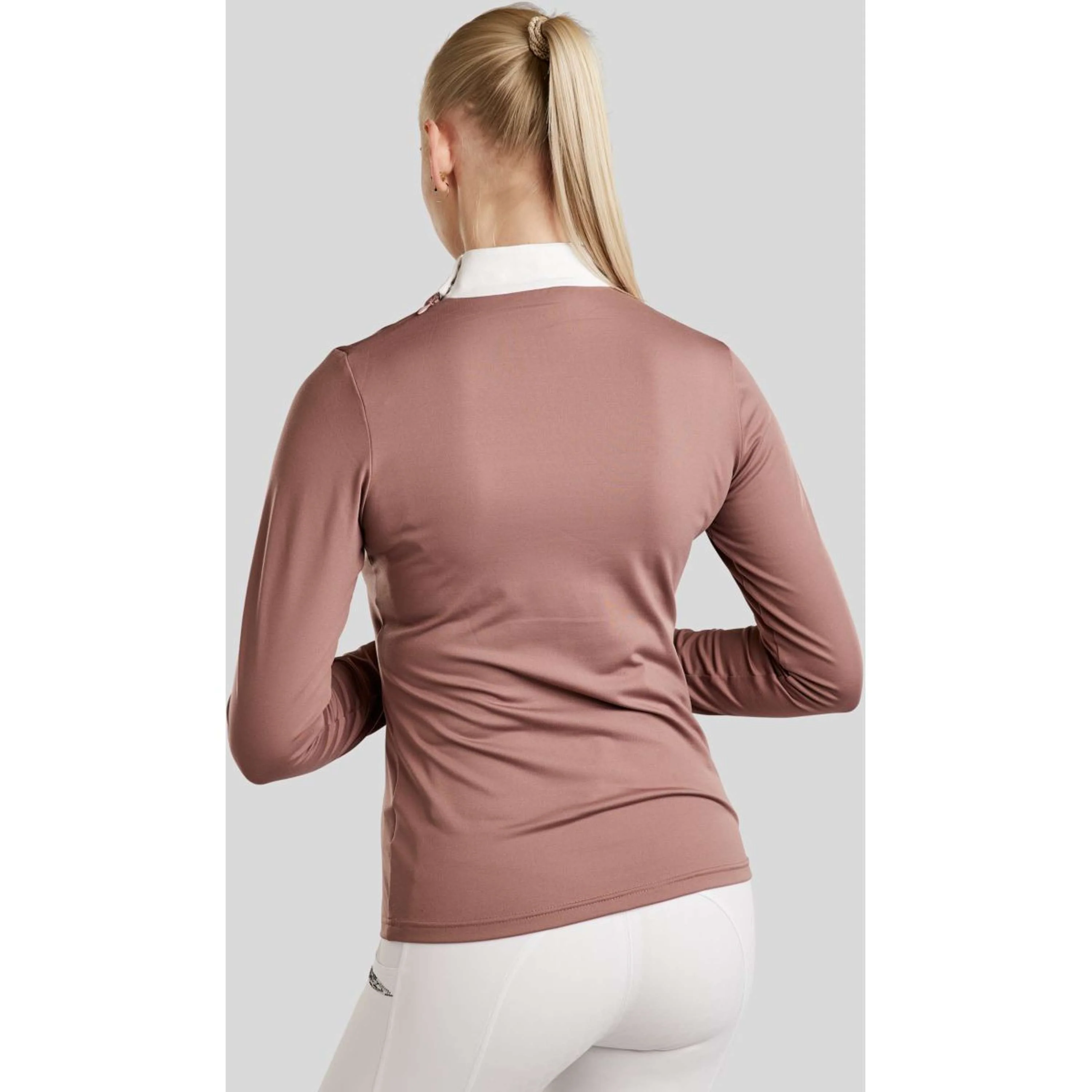 Montar T-shirt de Concours MoEmilia Longues Manches Dusty Rose - Image 4