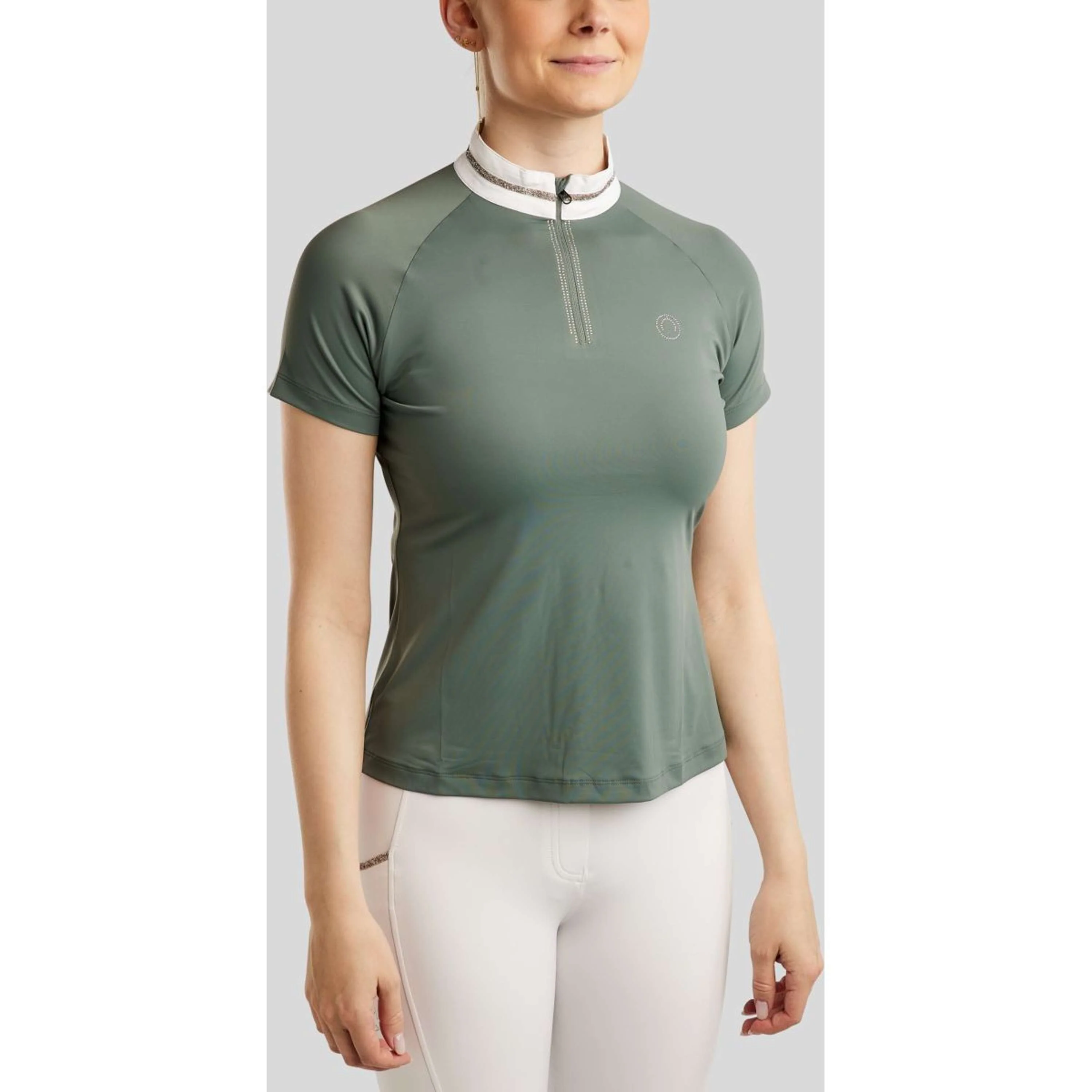 Montar T-shirt de Concours MoLila Champagne Crystals Jade