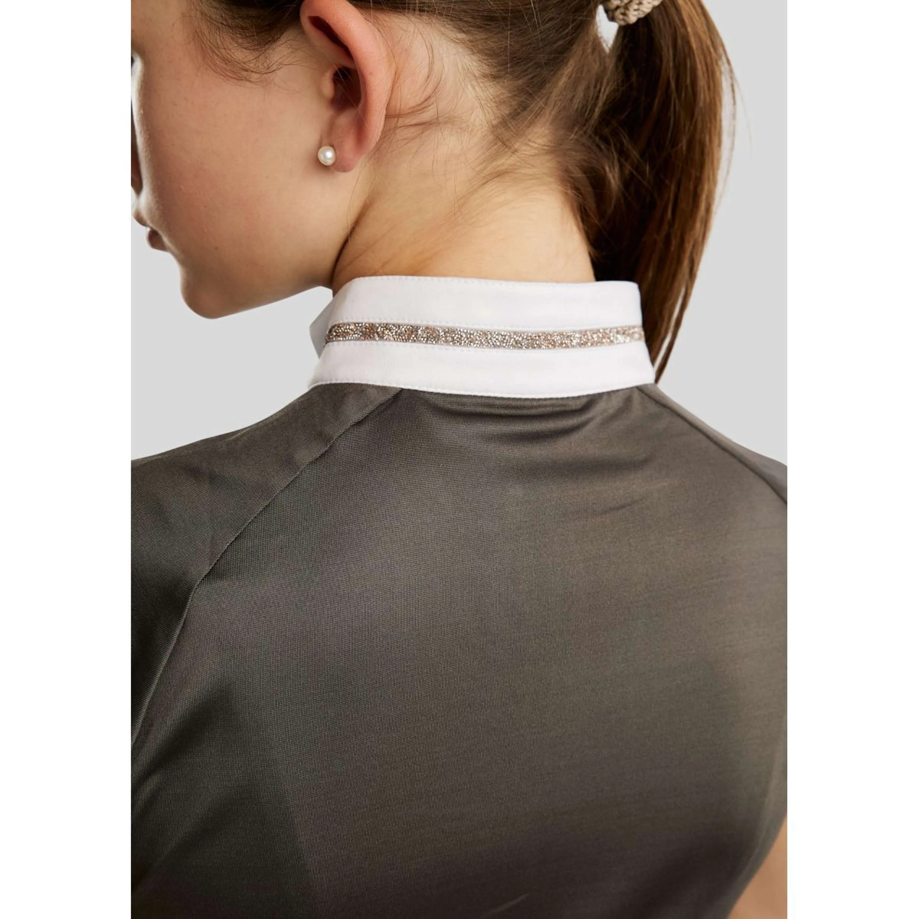 Montar T-shirt de Concours MoLila Champagne Crystals Junior Gris - Image 3